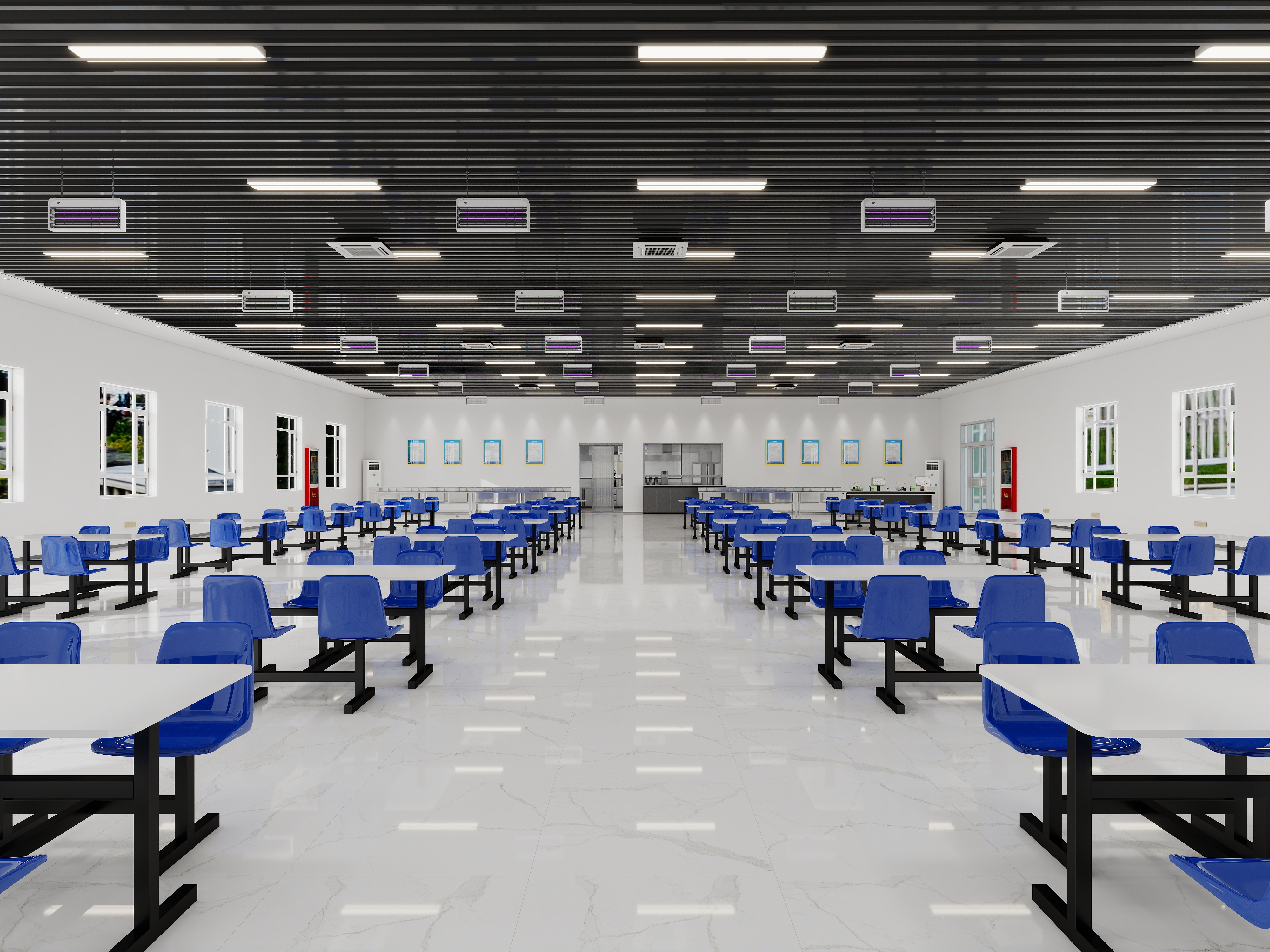 宁夏智胜装饰设计有限公司-青铜峡送变电培训基地装修效果图