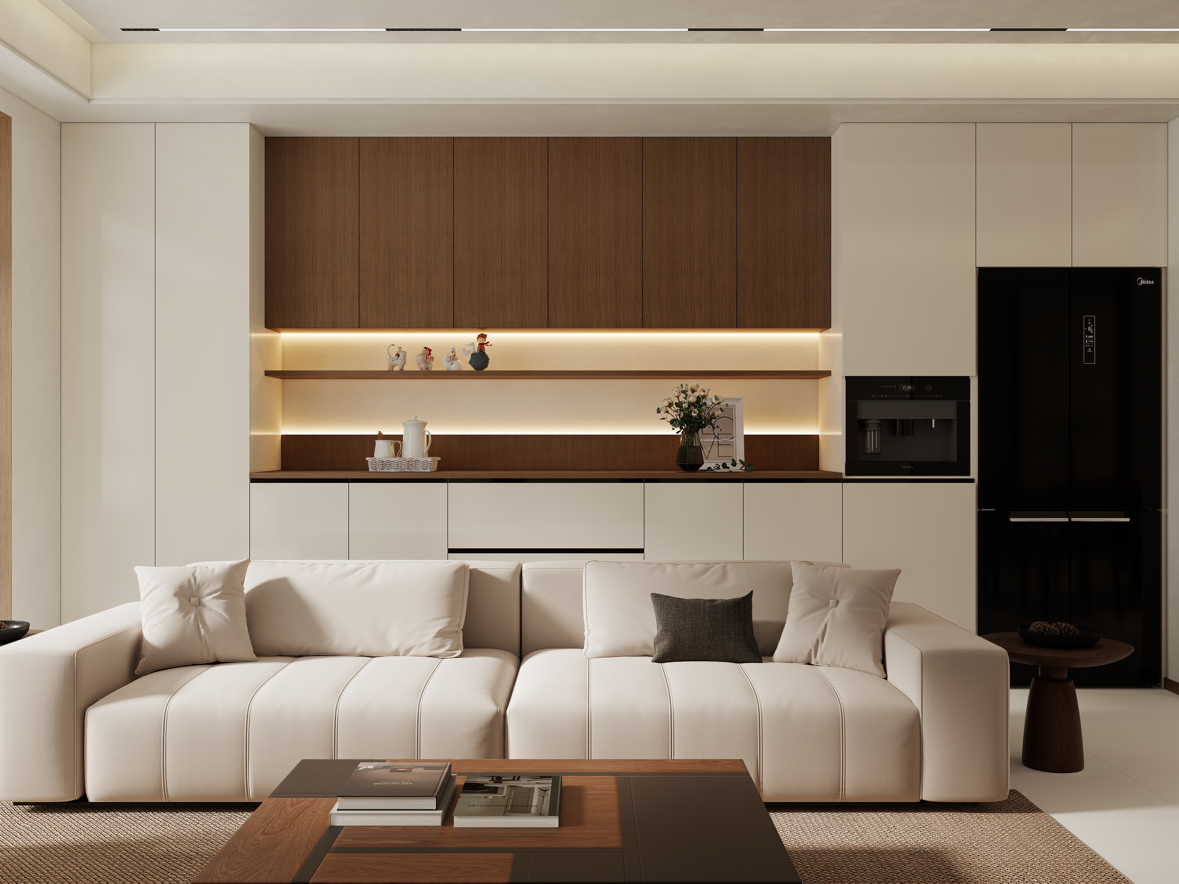 艺雅丽-96平现代简约装修效果图