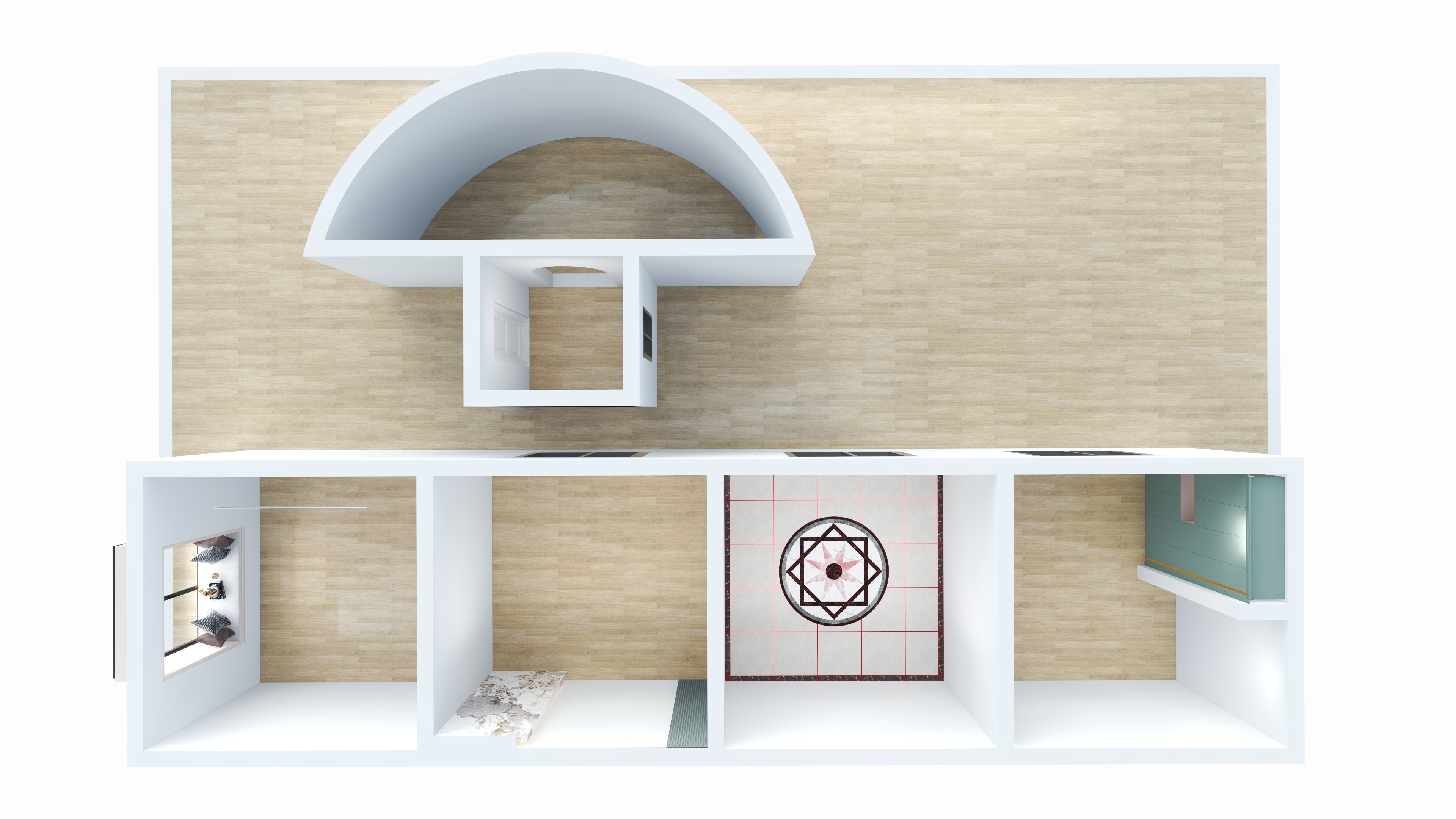 张璟-张j璟－中级实操考核户型-装修设计方案