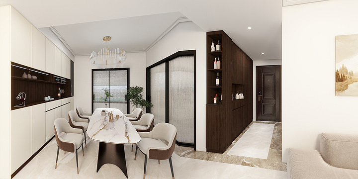 清泉雀树装饰太康路166号-保利青江和府-装修设计方案