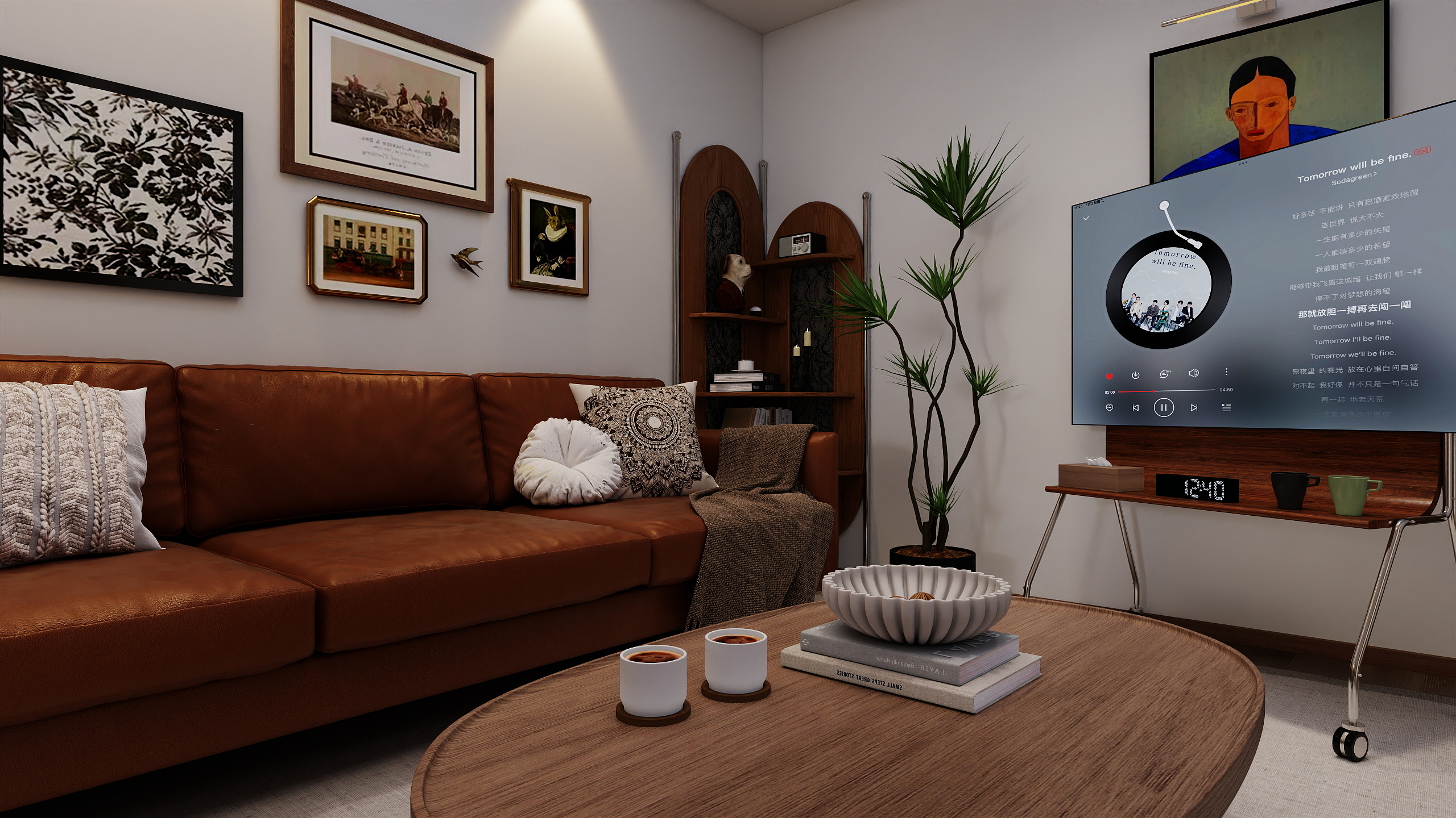 拾未.-93㎡3室装修效果图