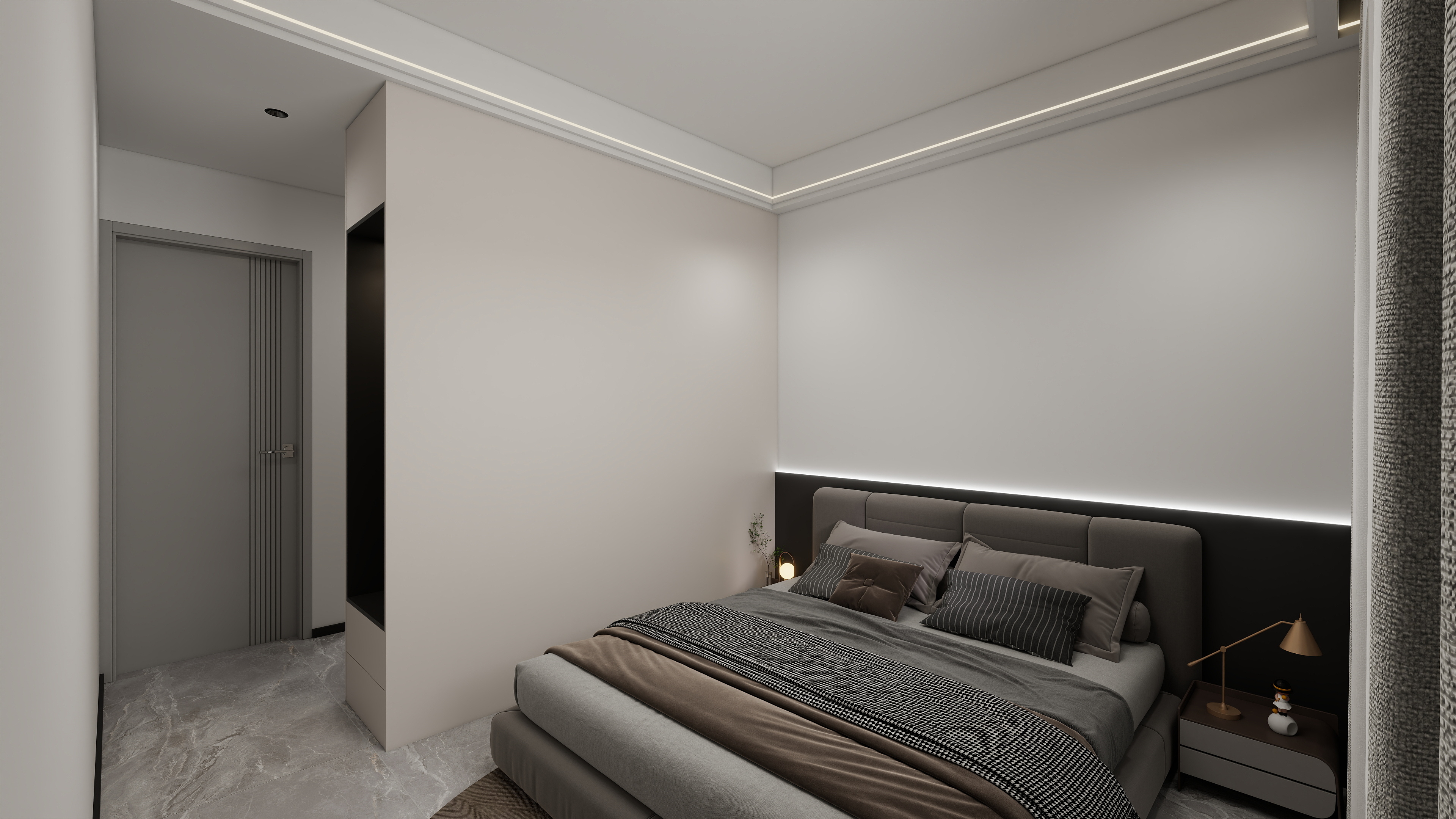 艺雅丽-119平现代极简 装修效果图