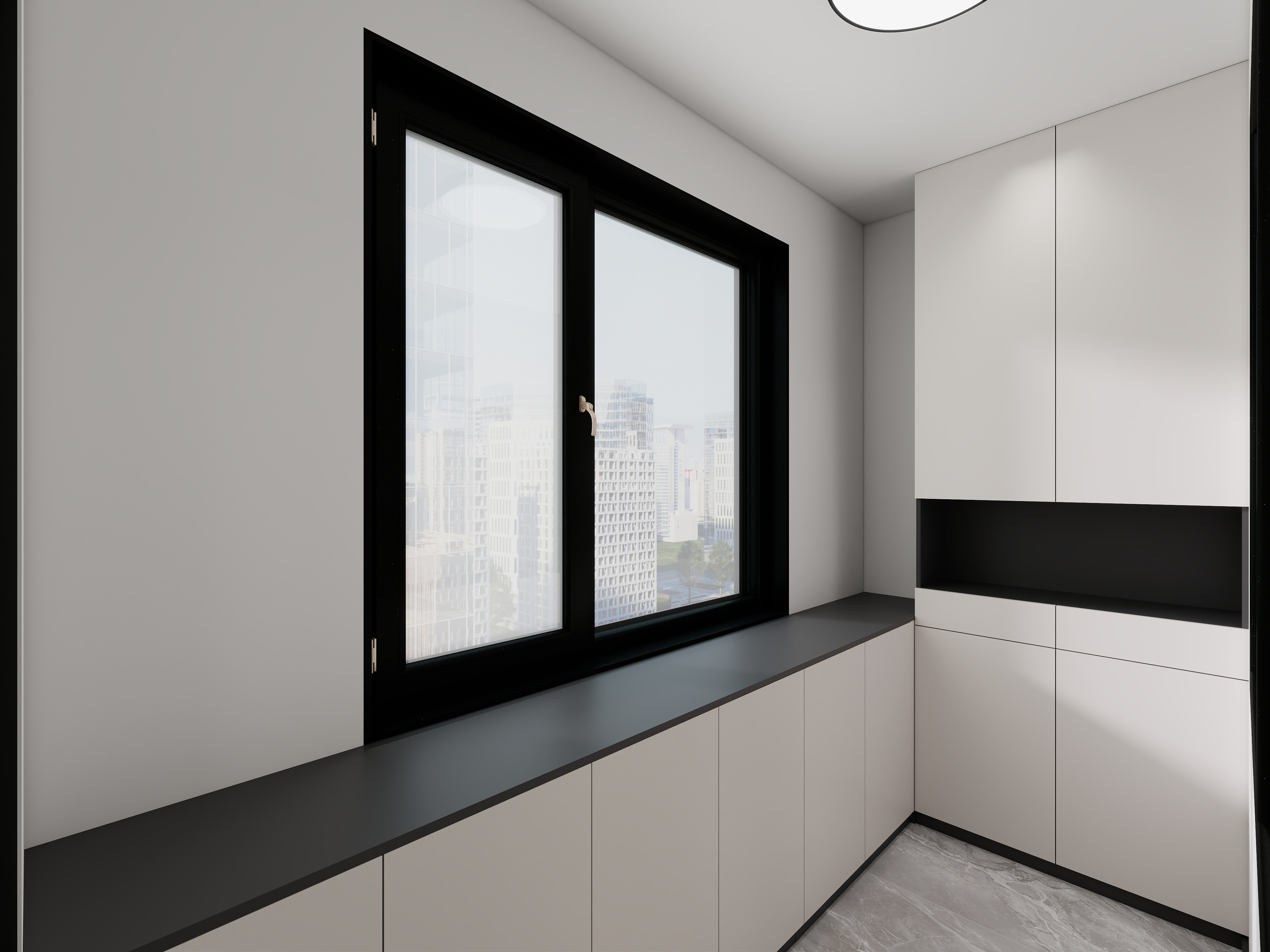 艺雅丽-119平现代极简装修效果图