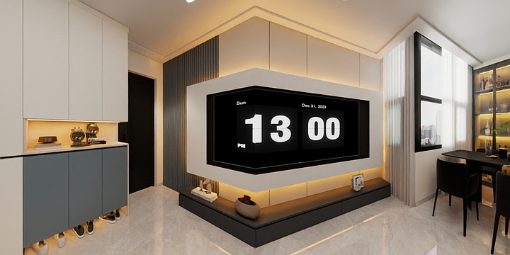 钦州房联装饰-北部湾大厦702 - 副本-装修设计方案