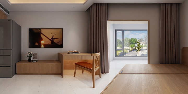 青溪设计-标间定制家具-装修设计方案