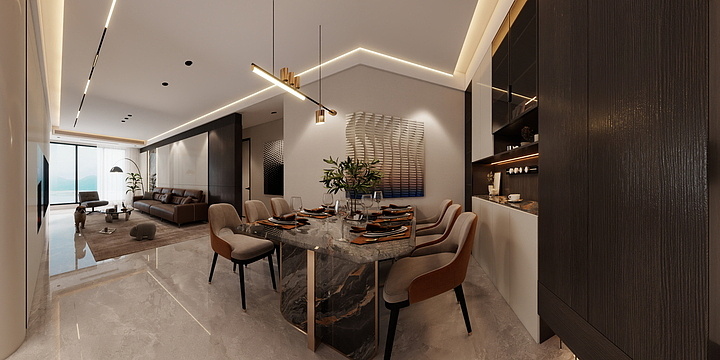 M家的猫-极致美学 I 意-装修设计方案