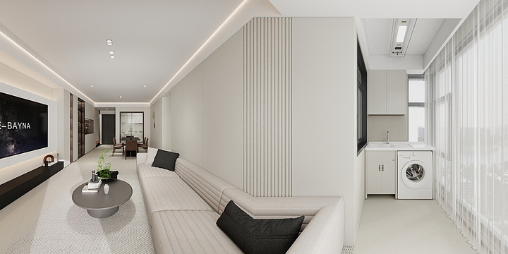 -取舍--和顺府120㎡现代极简-装修设计方案