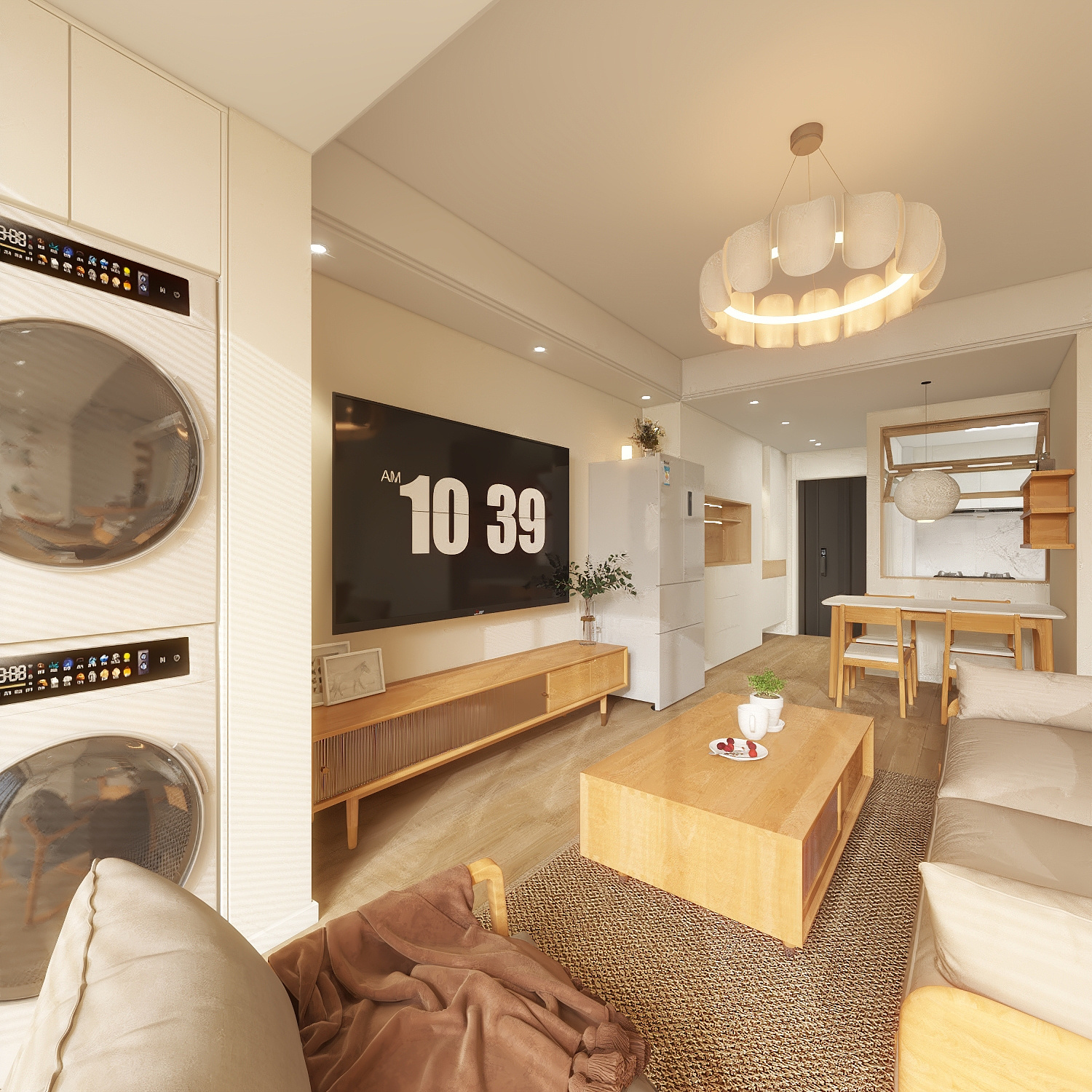 设计师珂源-保利紫云原木71㎡2室装修效果图