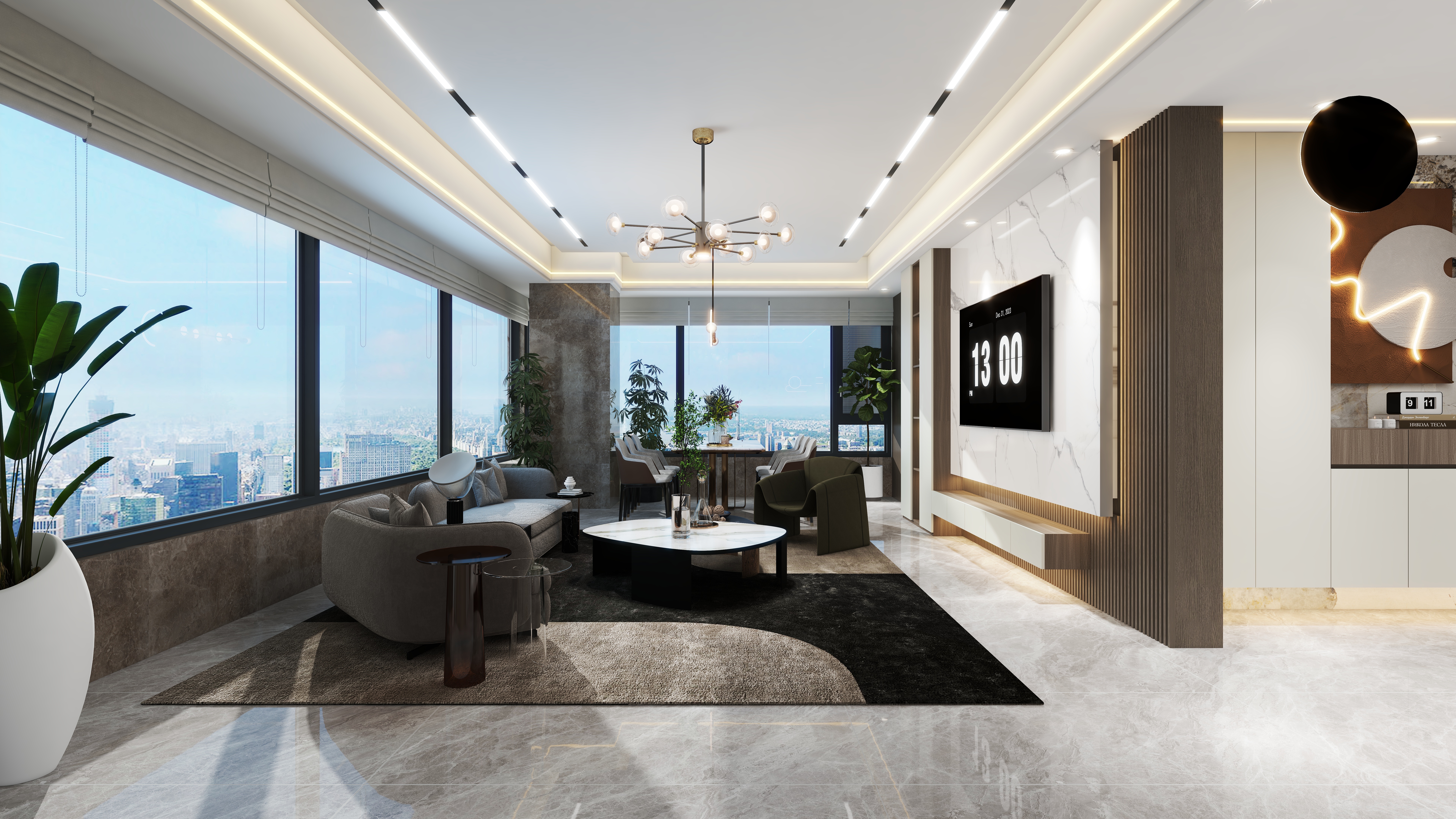 设计田工-195㎡四室两厅3卫-装修设计方案