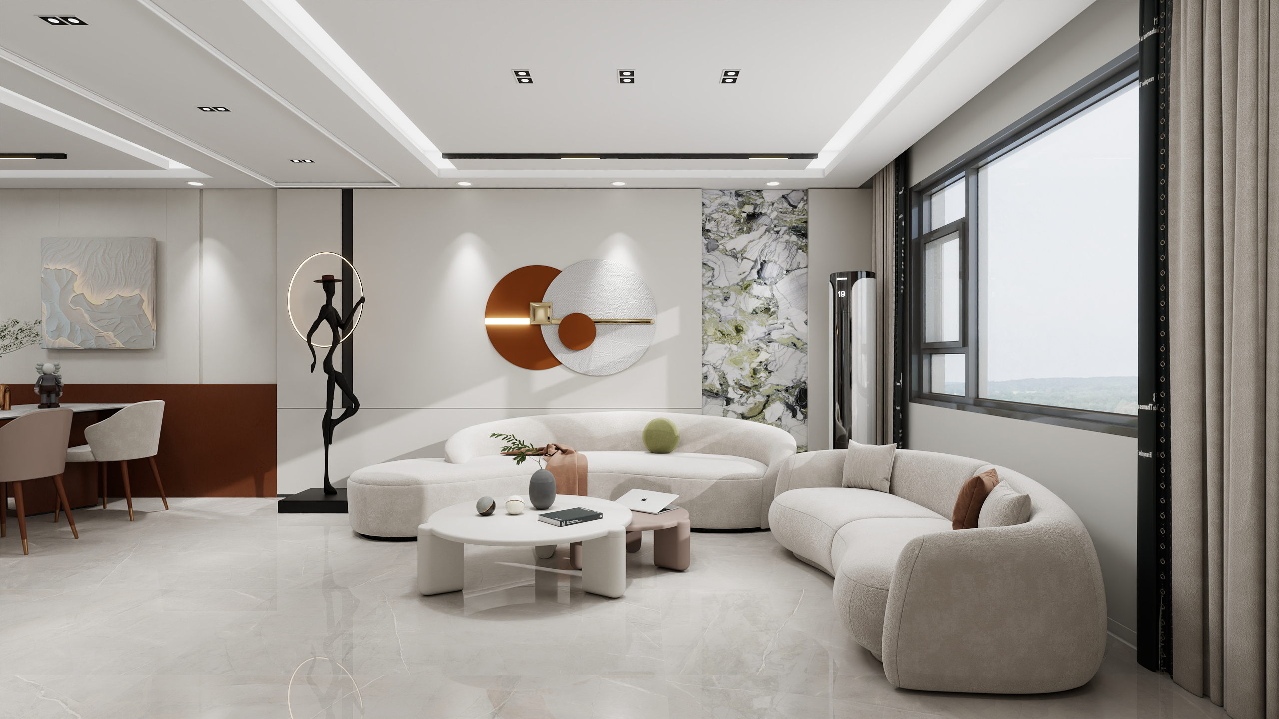 林广强1819-秦皇壹号108㎡3室装修效果图