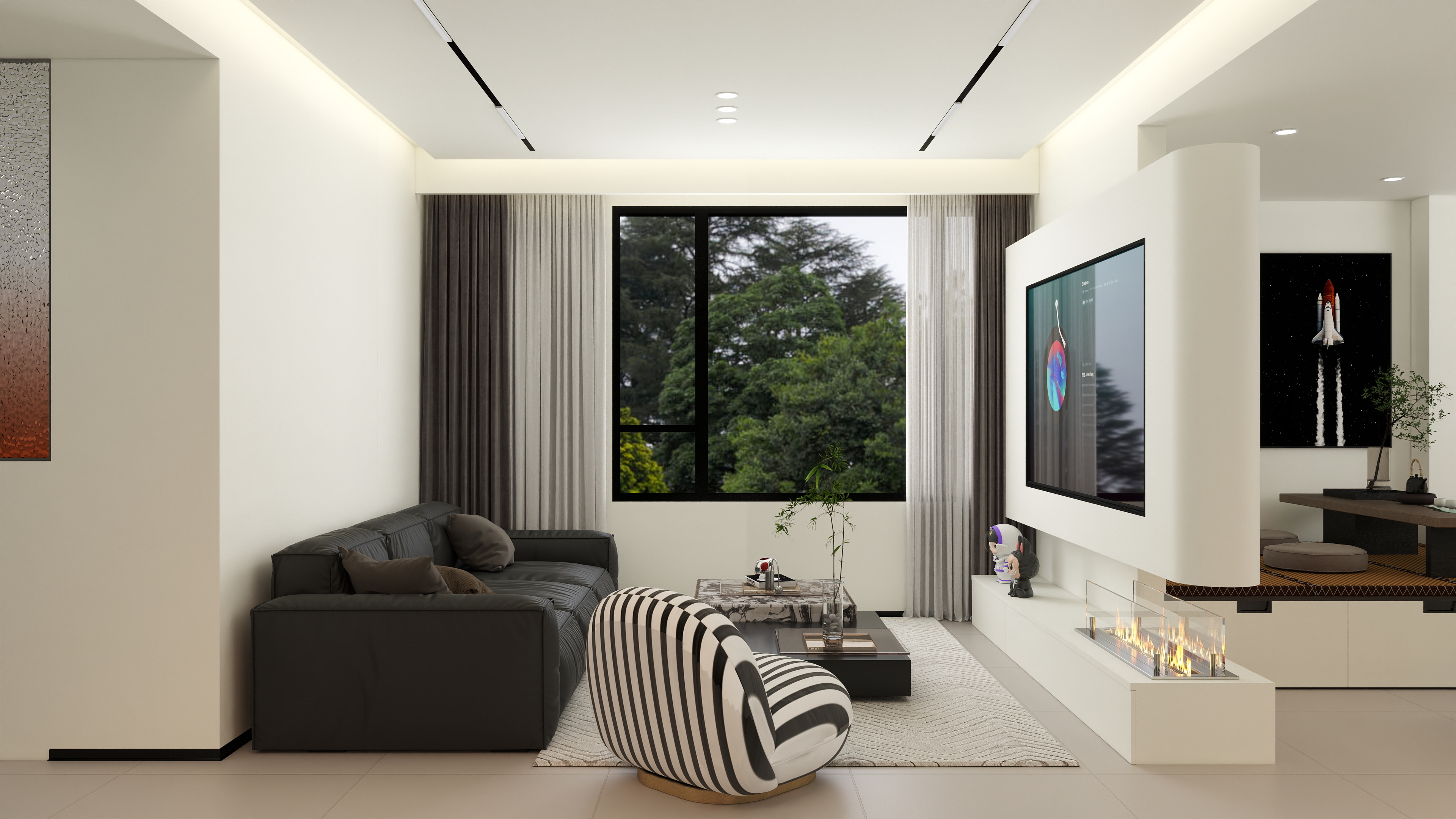 设计杜夏-海阳金海景园98㎡2室-装修设计方案