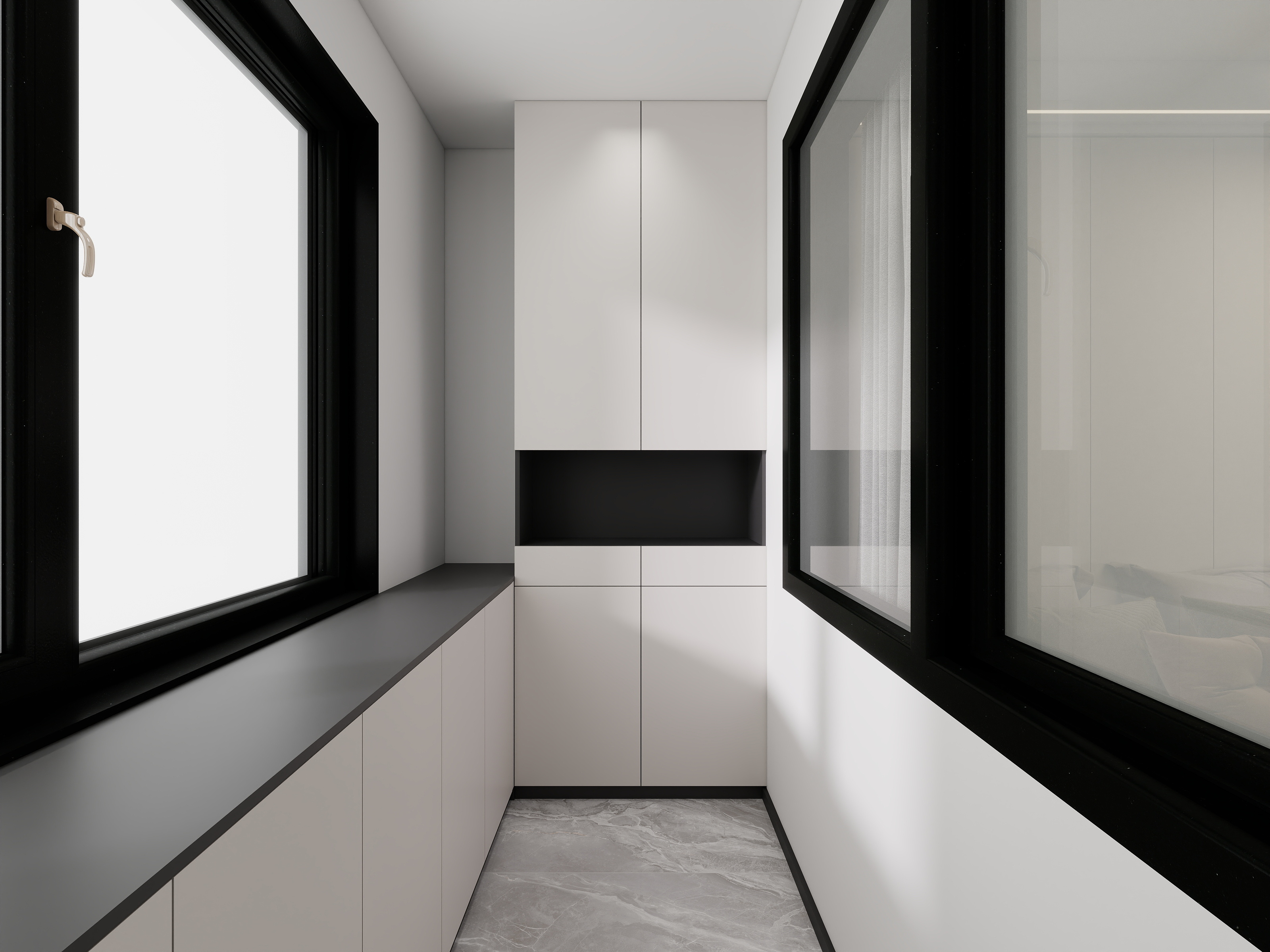 艺雅丽-119平现代极简装修效果图