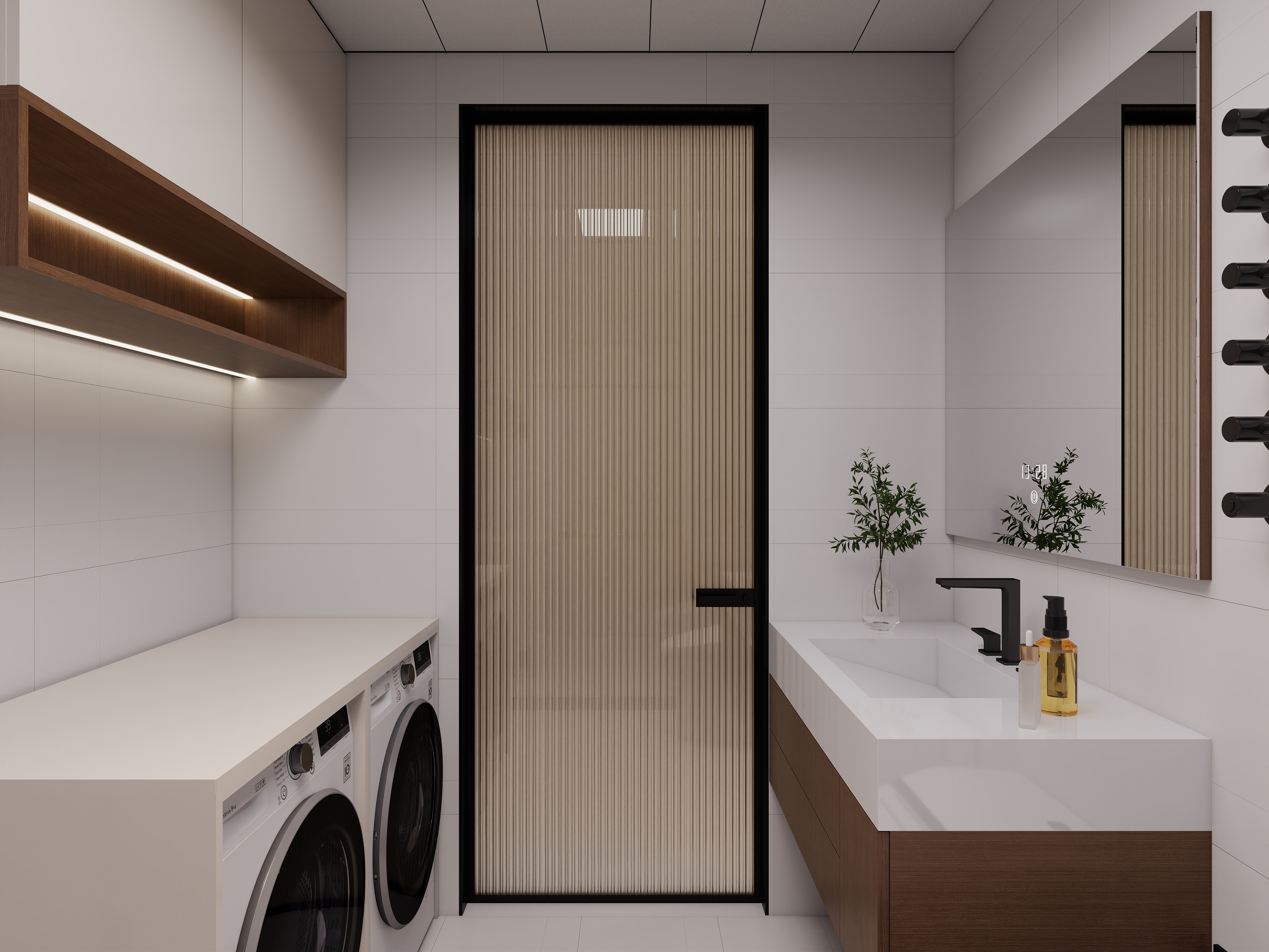 艺雅丽-96平现代简约 装修效果图