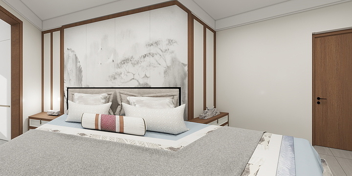 蓝天设计LoLG-解放路路南-黑白-装修设计方案