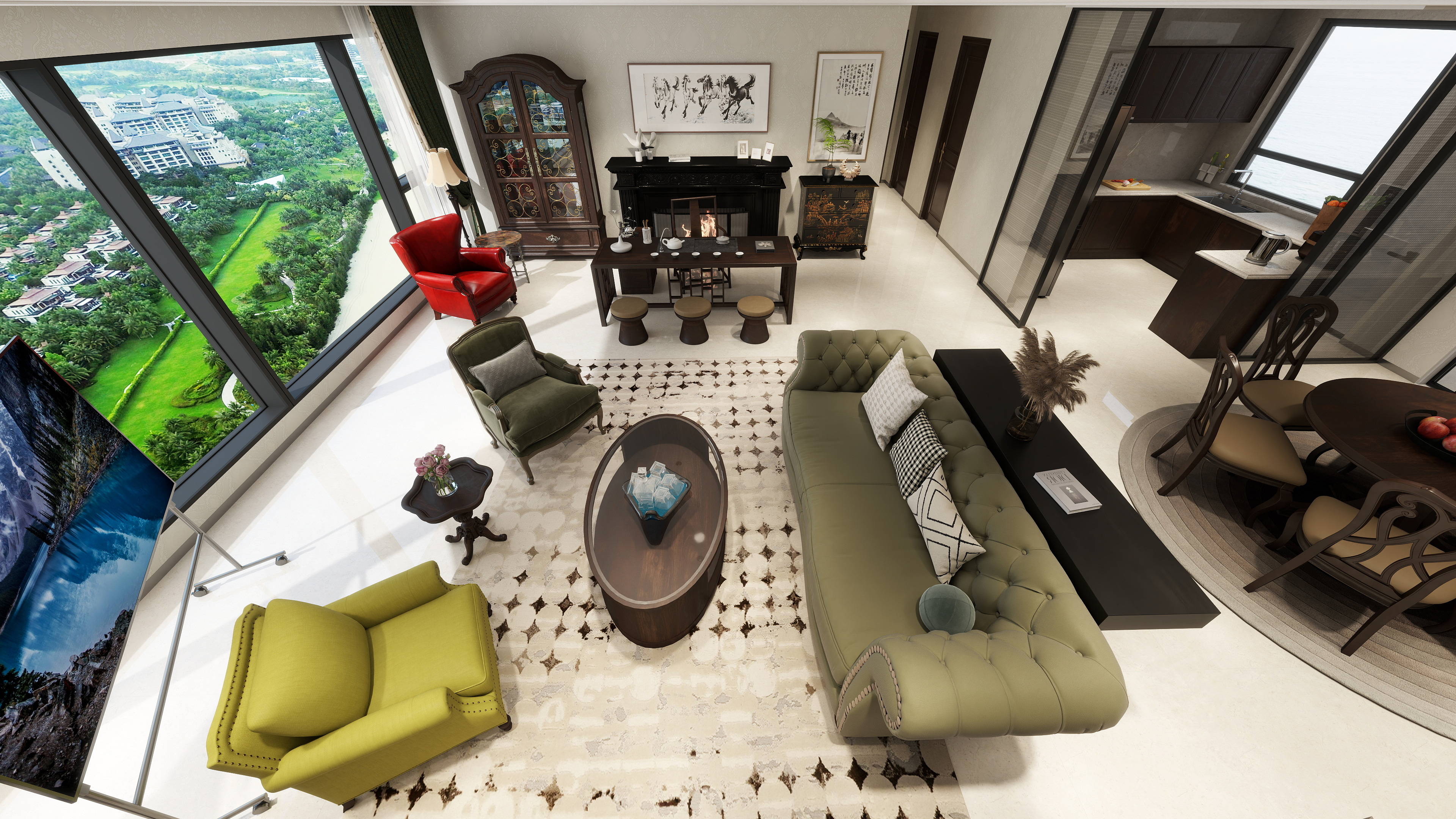 邓业腾-三山万科璞悦146㎡3室-装修设计方案