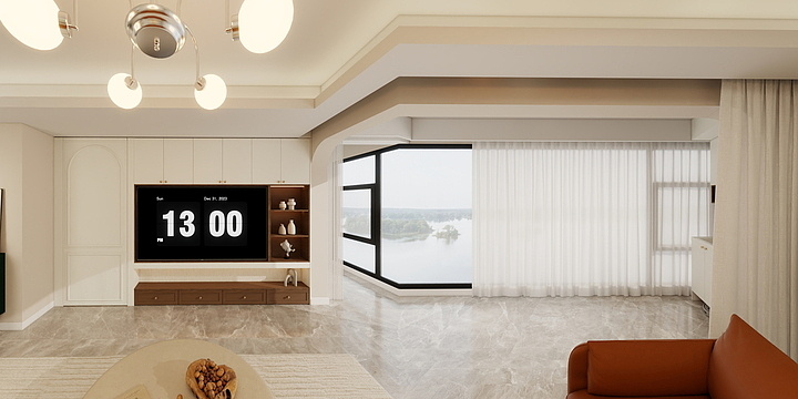 CHEN丨01-海纳新潮B9#1302-装修设计方案