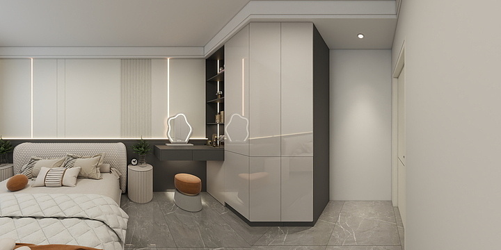 A千艺空间设计-6.25木左木右（金泰家园）-深色-装修设计方案