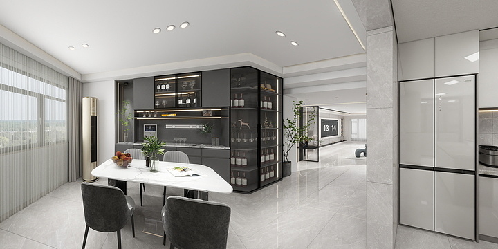 A千艺空间设计-6.21兴旺御园4室平层-装修设计方案