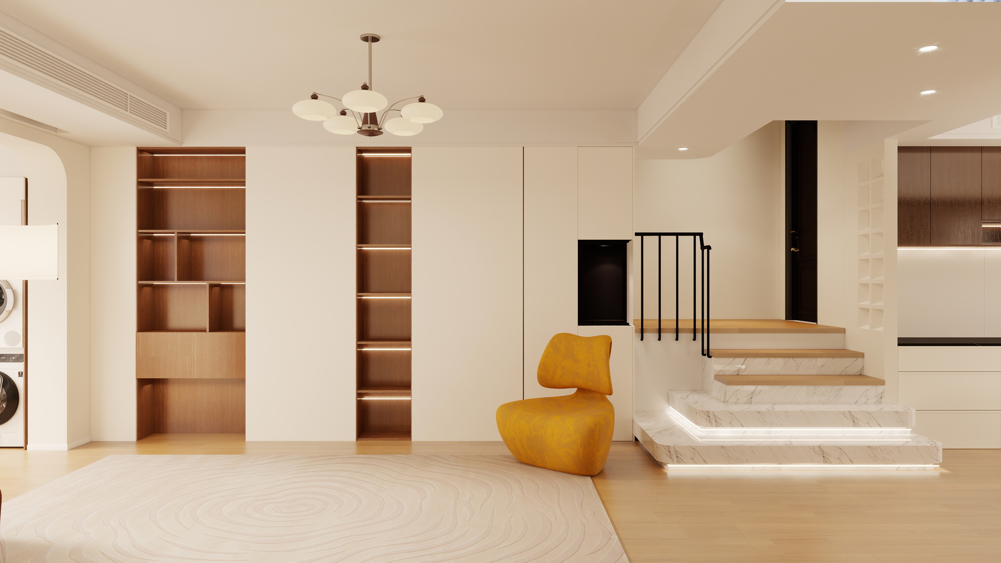 创琳Space-139㎡3室装修效果图