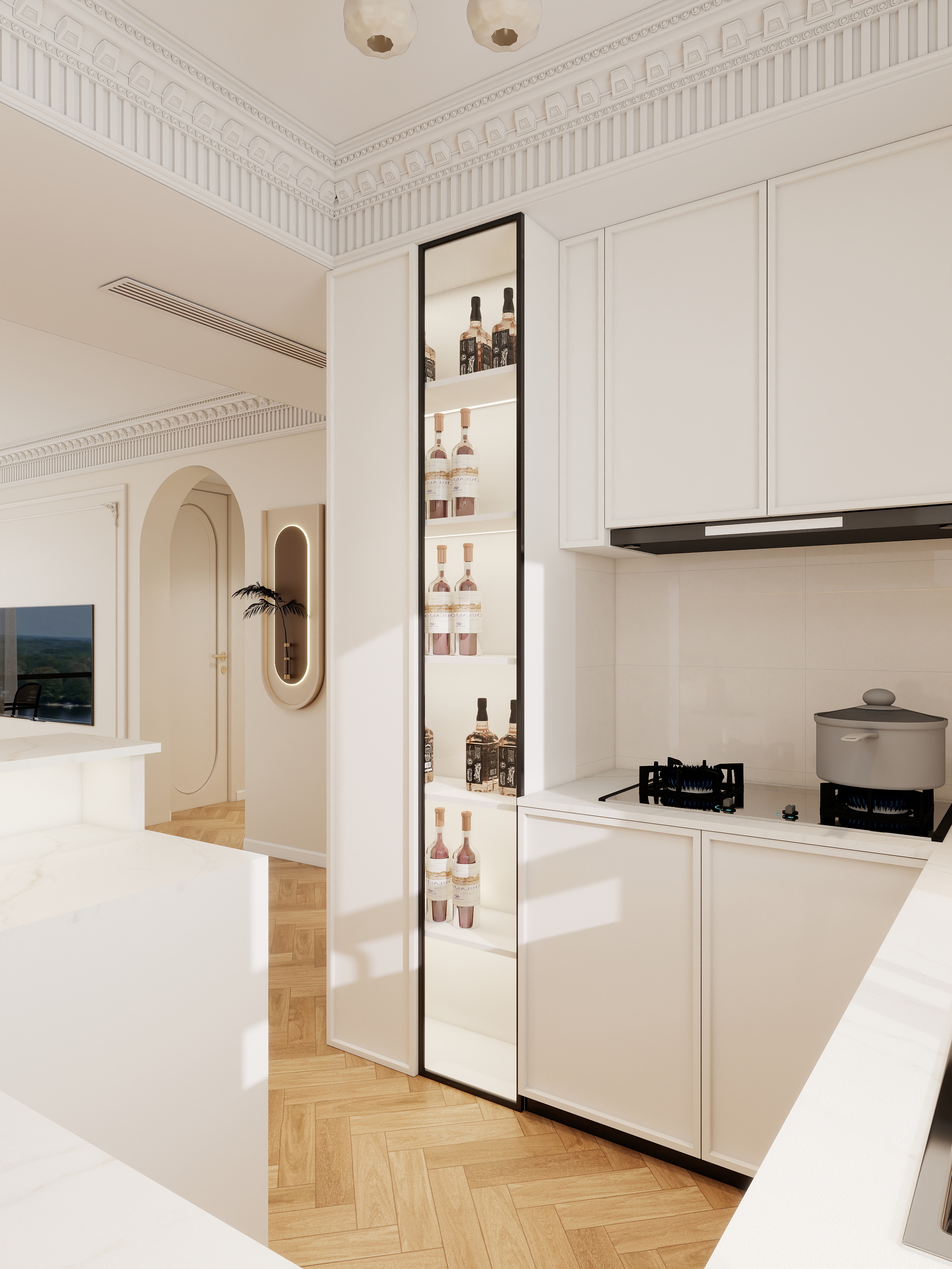 陆拾空间-中海学府源境-中古法式装修效果图