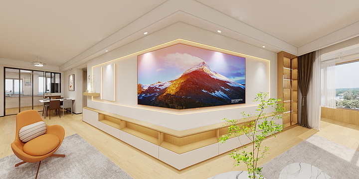 梵青设计工作室-4东方锦江-装修设计方案