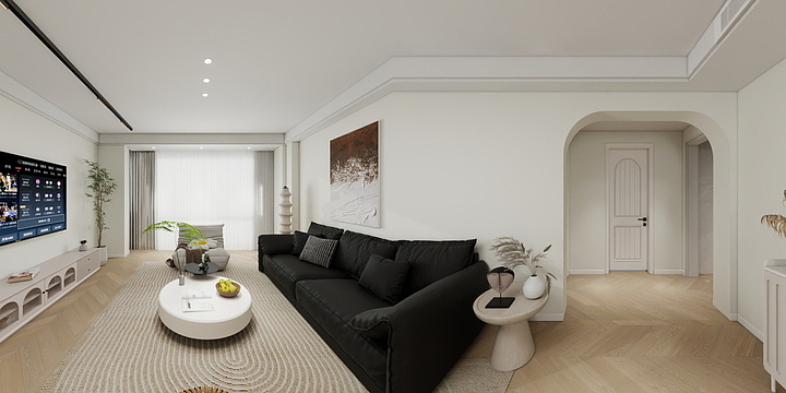 锦尚舟诚装饰-富丽山庄32栋601室-装修设计方案