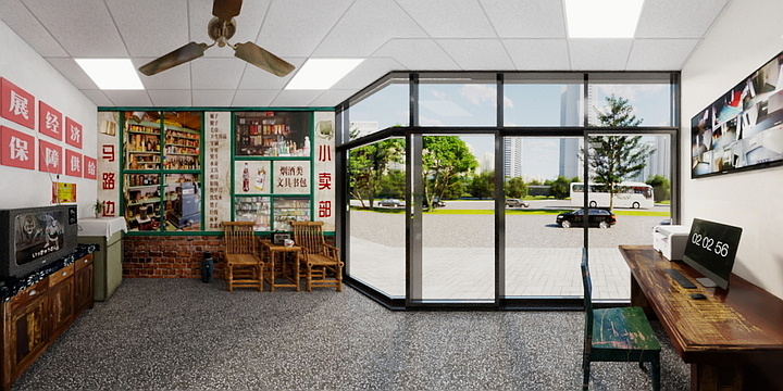 正阳設计工作室-银行初稿-装修设计方案