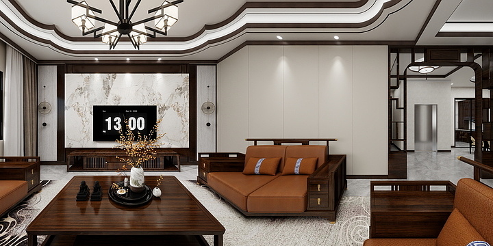 淮敏超-景龙新城~王总别墅（效果图）-装修设计方案