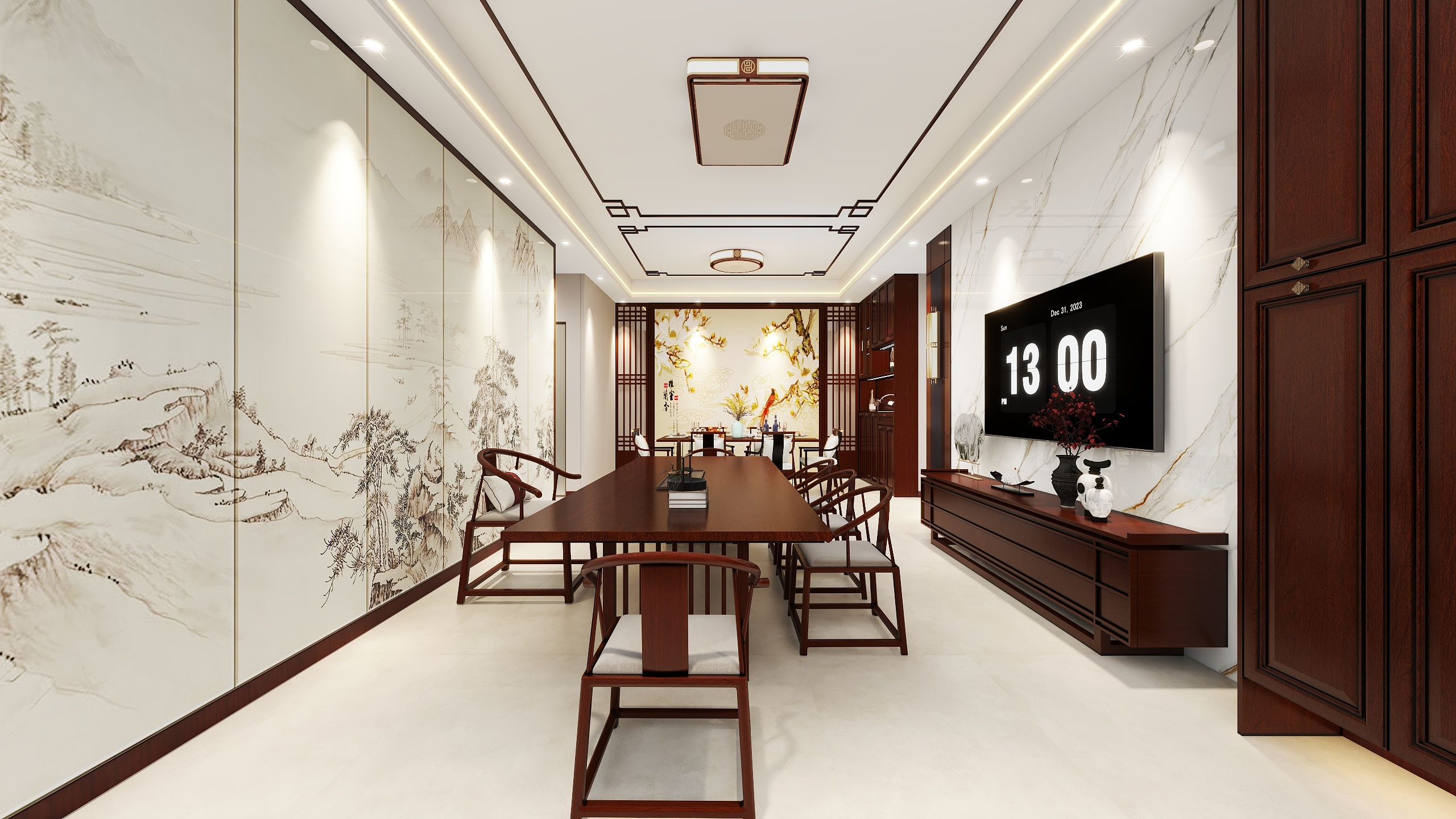 设计田工-122㎡2室装修效果图