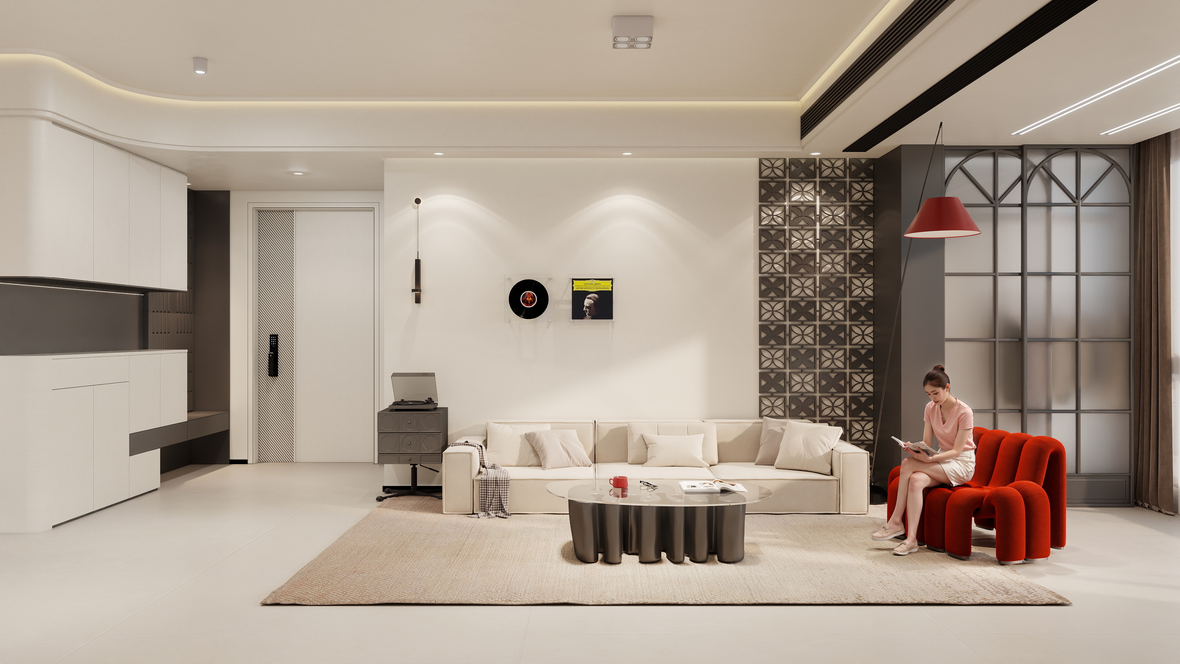 设计师-郭璇-【黑胶唱片】九歌上郡-装修设计方案