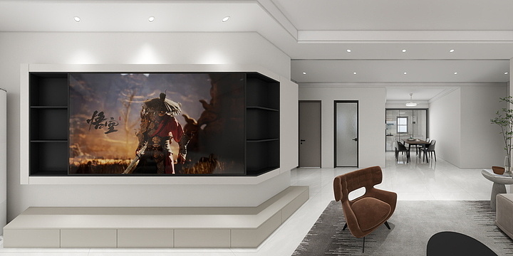 中屹装饰|金牌-整家定制-龙湖壹号8-1-1202-装修设计方案