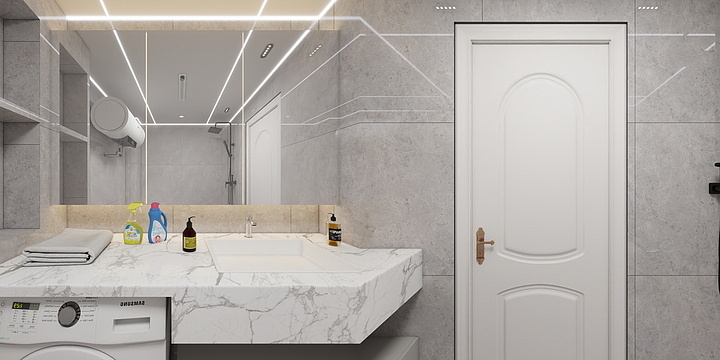 A千艺空间设计-6.28曲棍球高层（奶油风）-装修设计方案