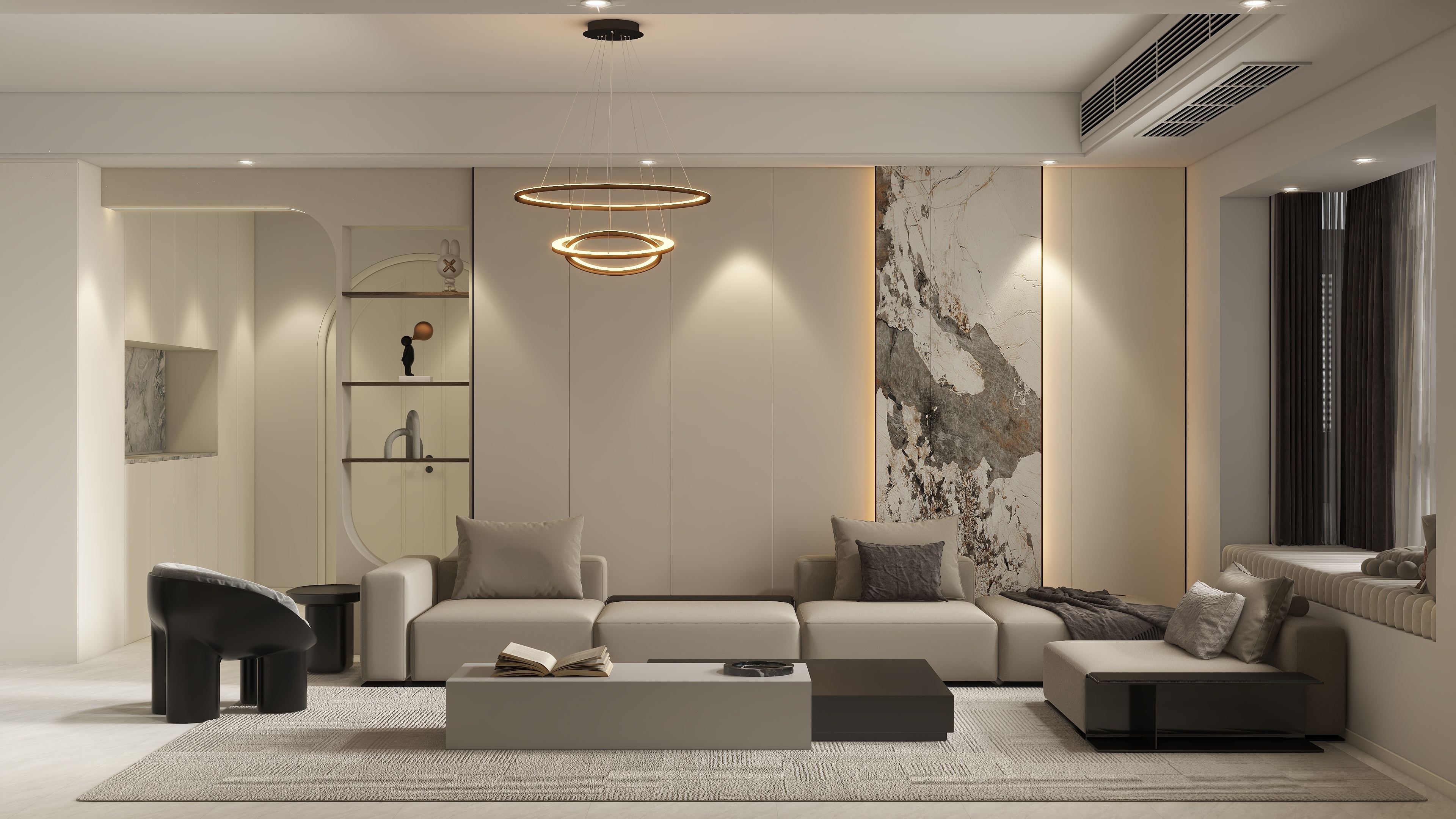 设计师珂源-水岸星城现代简约178㎡5室-装修设计方案