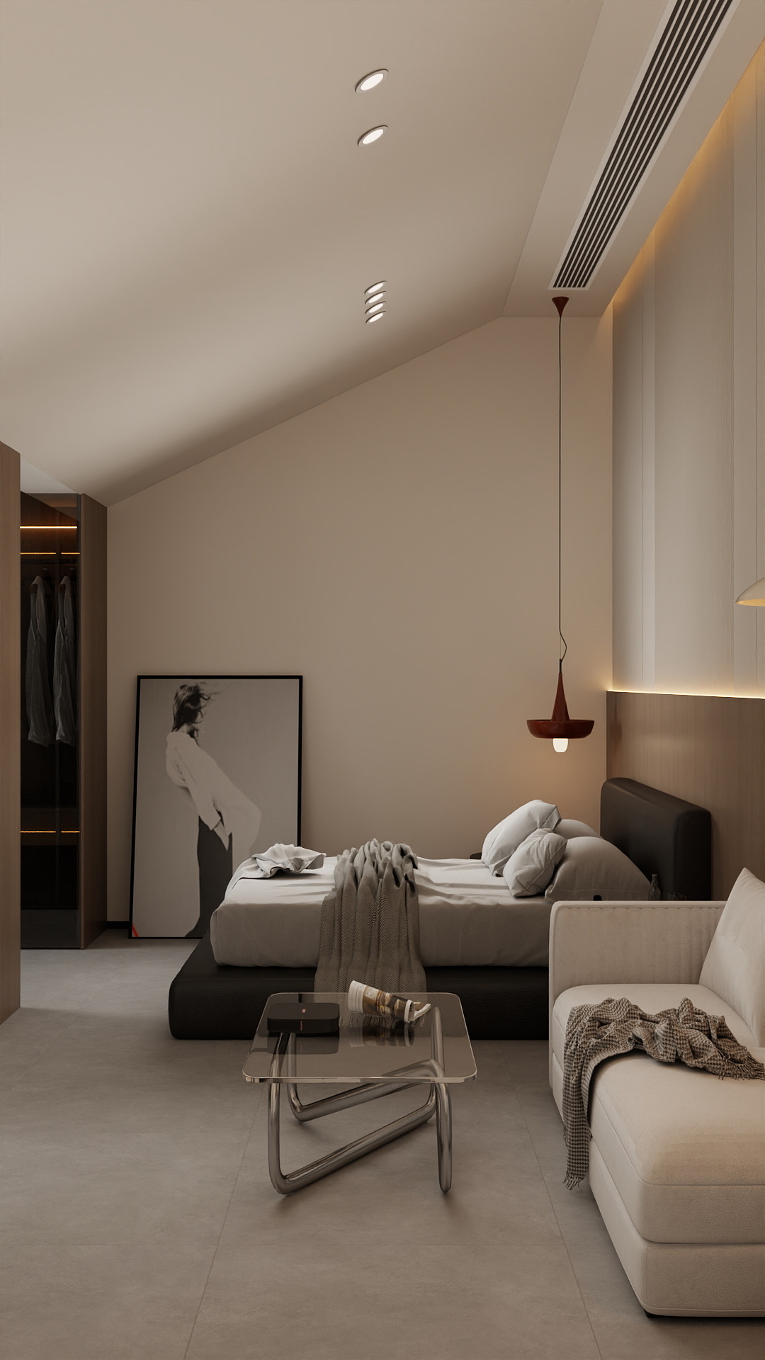 吴爽-181m²现代轻奢风格设计装修效果图