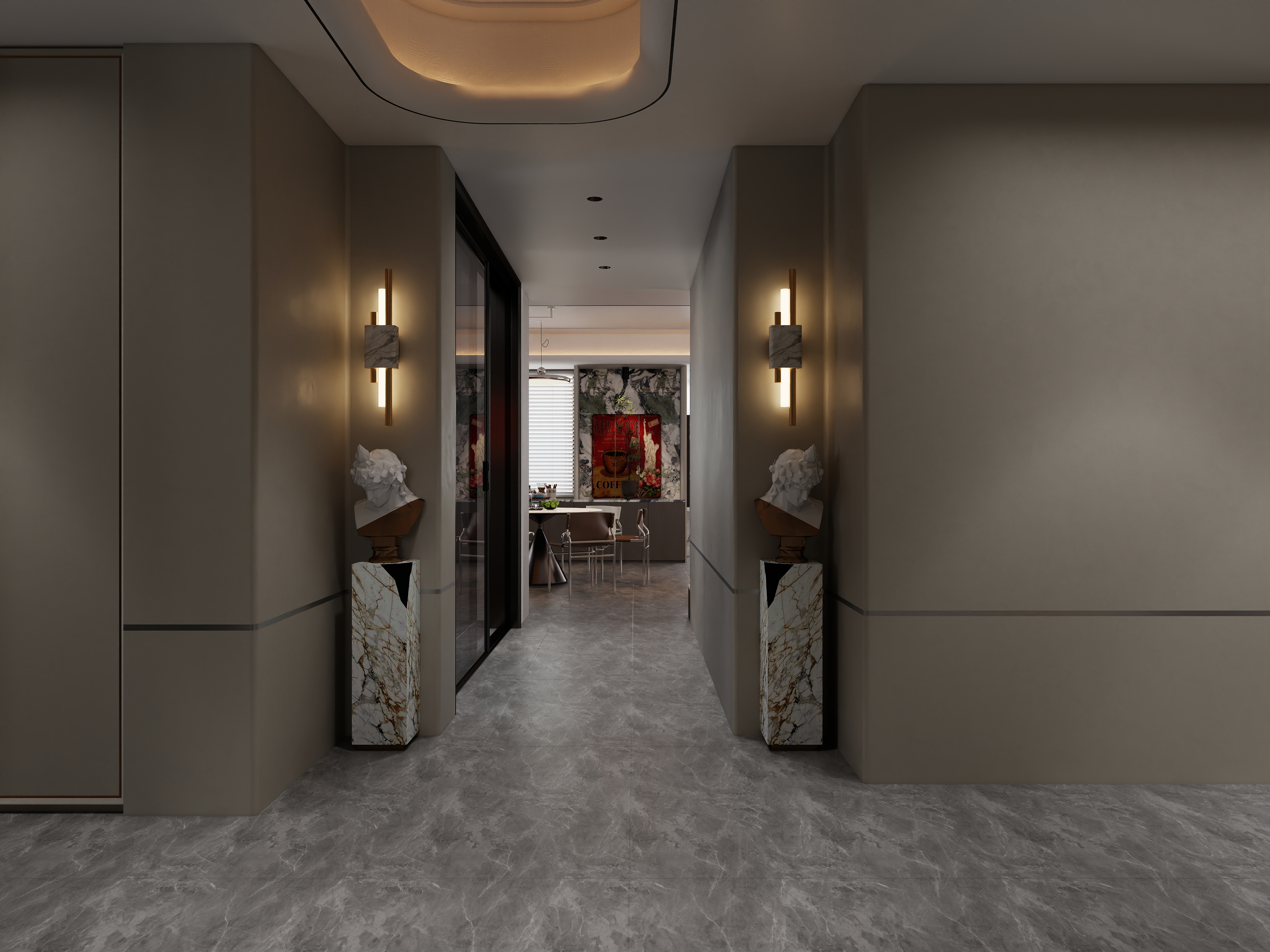 Mackerelpike设计-213㎡3室万科天山府 礼园  第二版方案  意式-装修设计方案