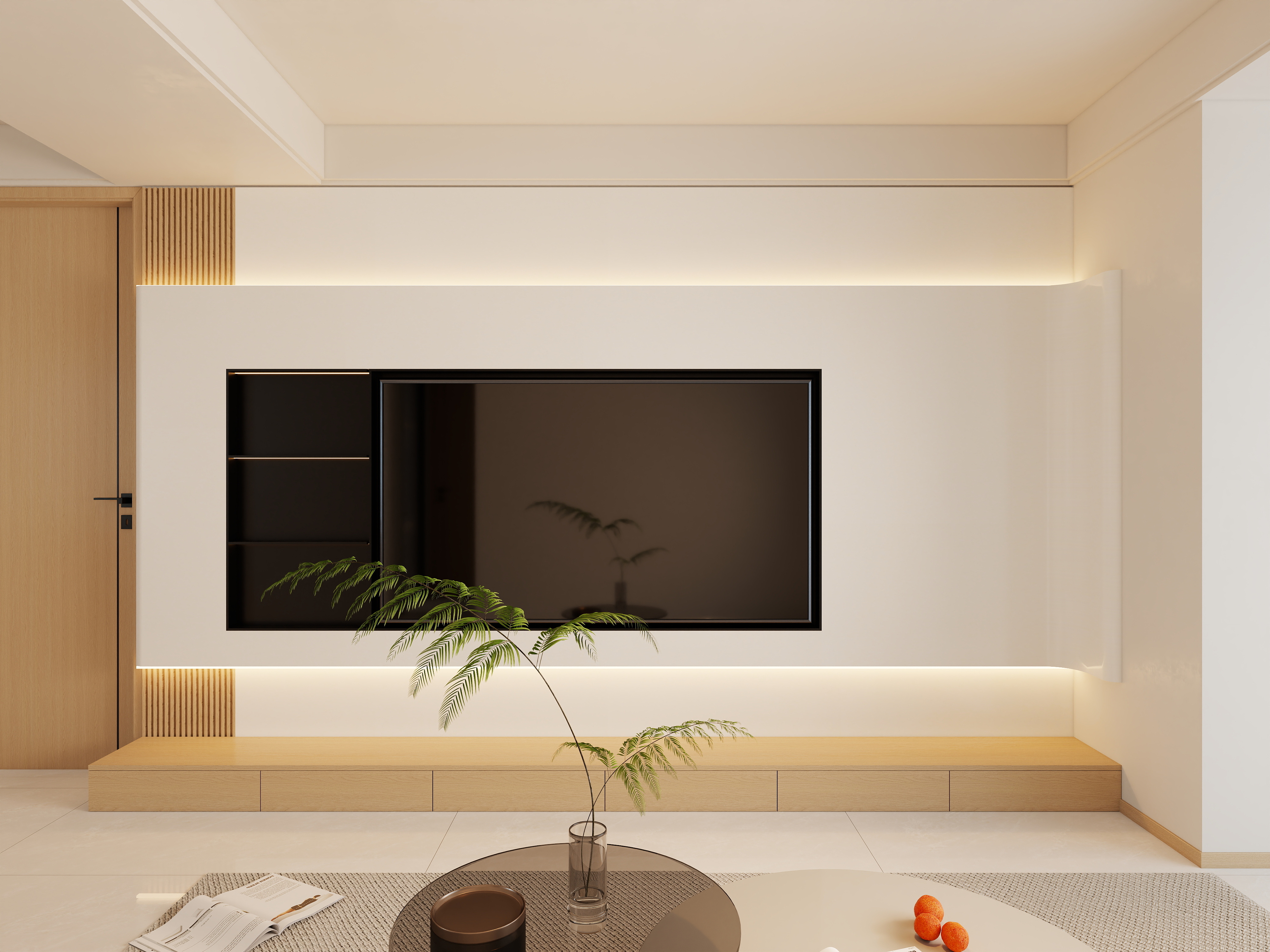 艺雅丽-100平现代简约装修效果图