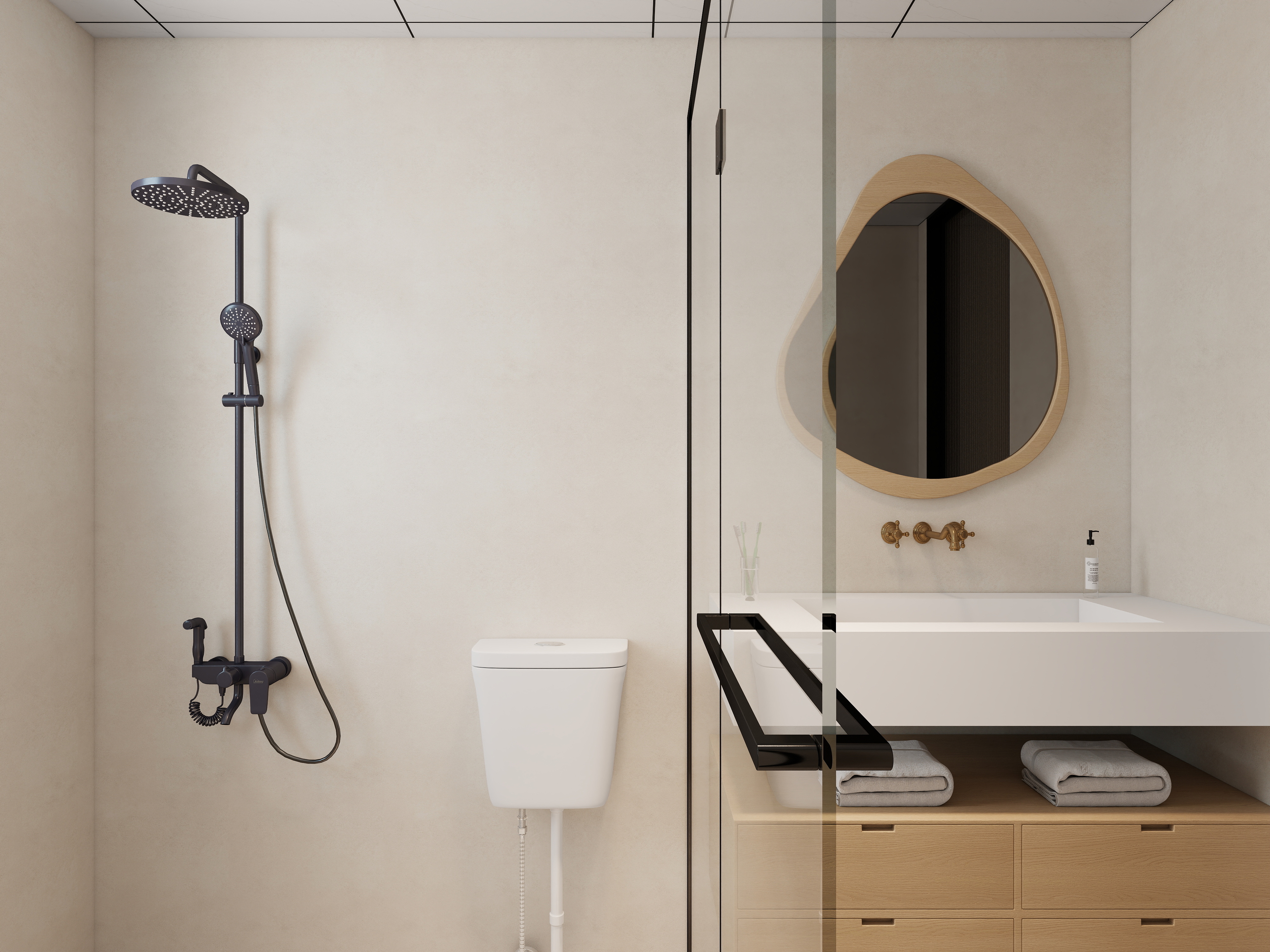 艺雅丽-100平现代简约装修效果图