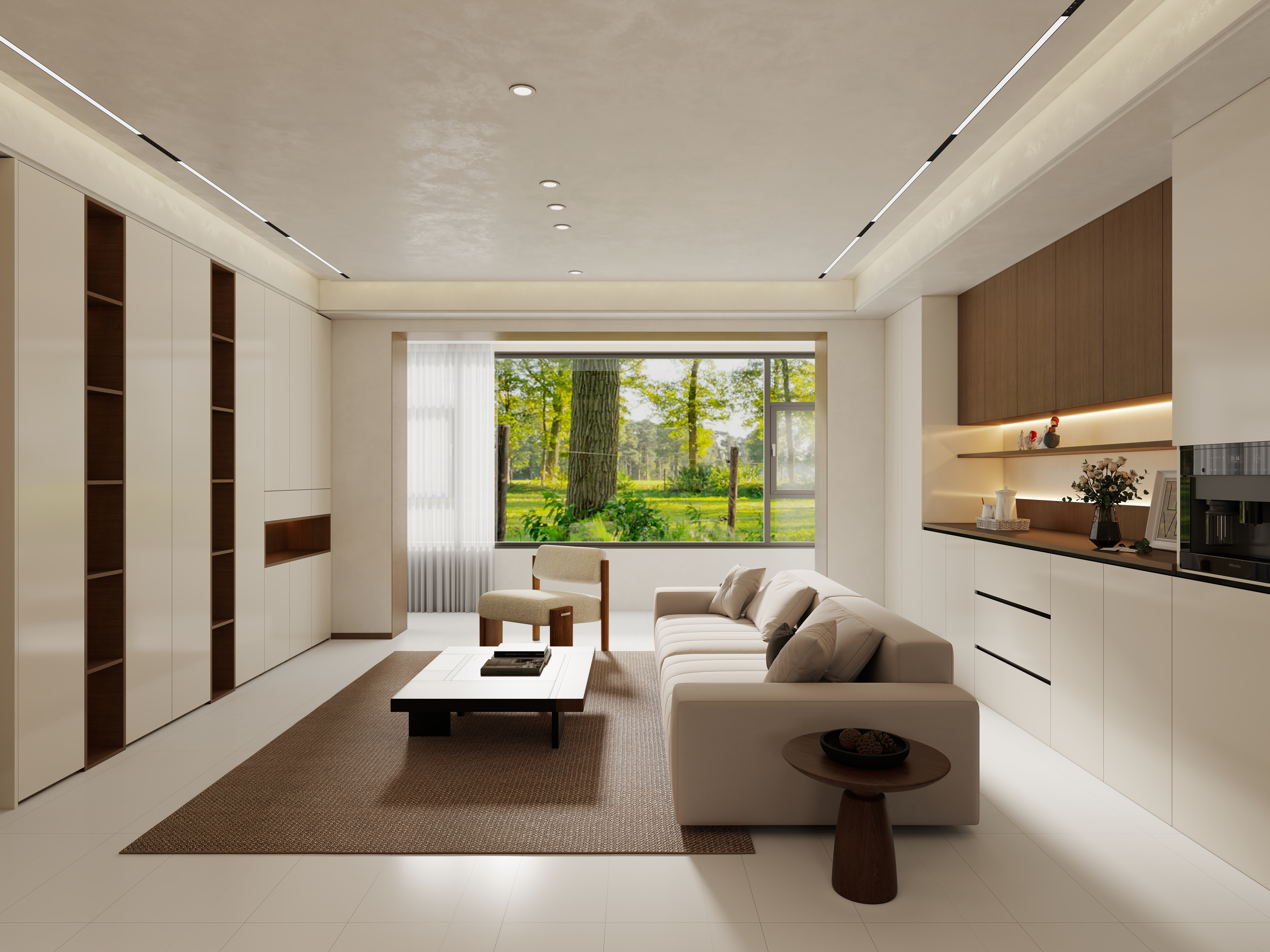 一熹设计-96平现代简约-装修设计方案