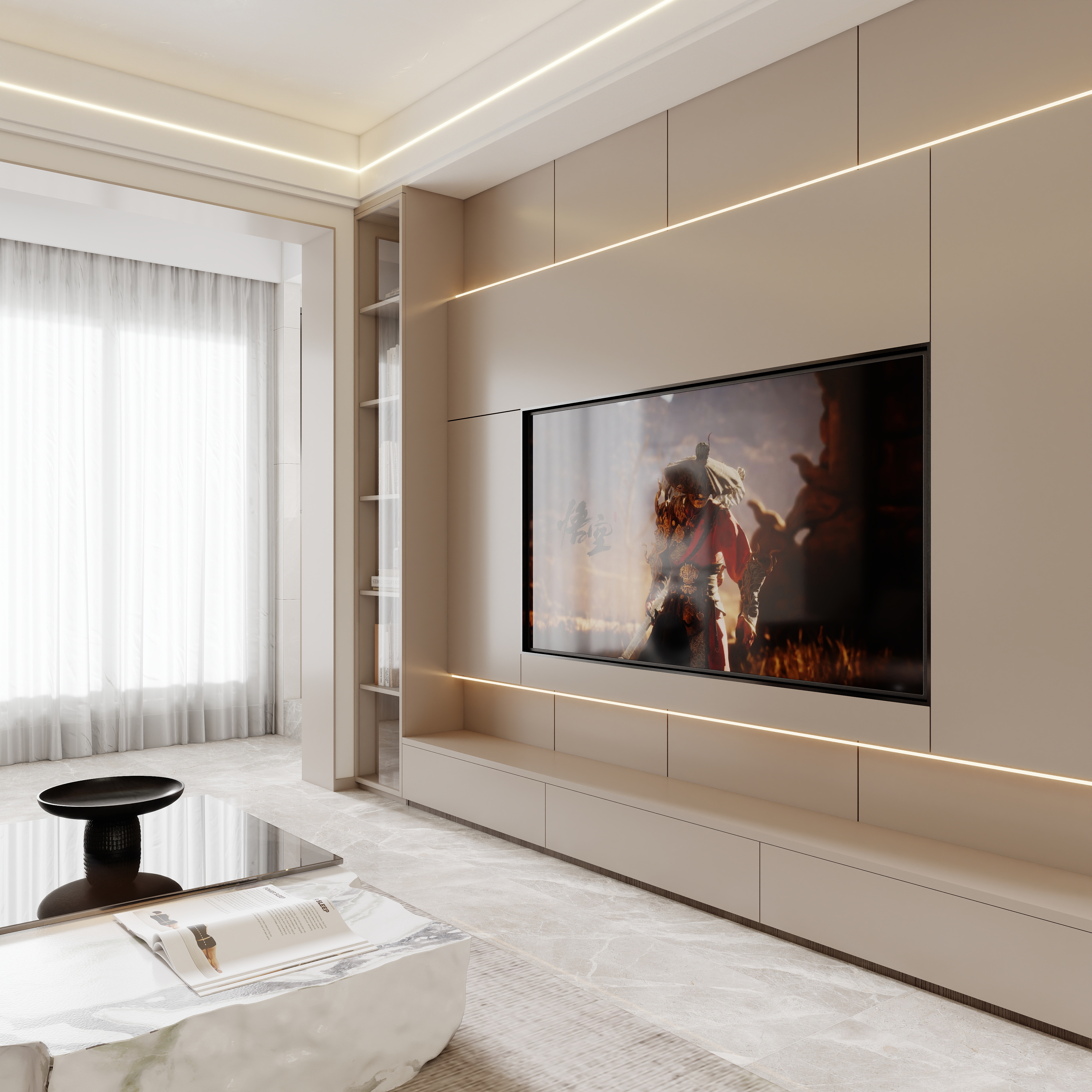 壹诺设计工作室-现代简约装修效果图