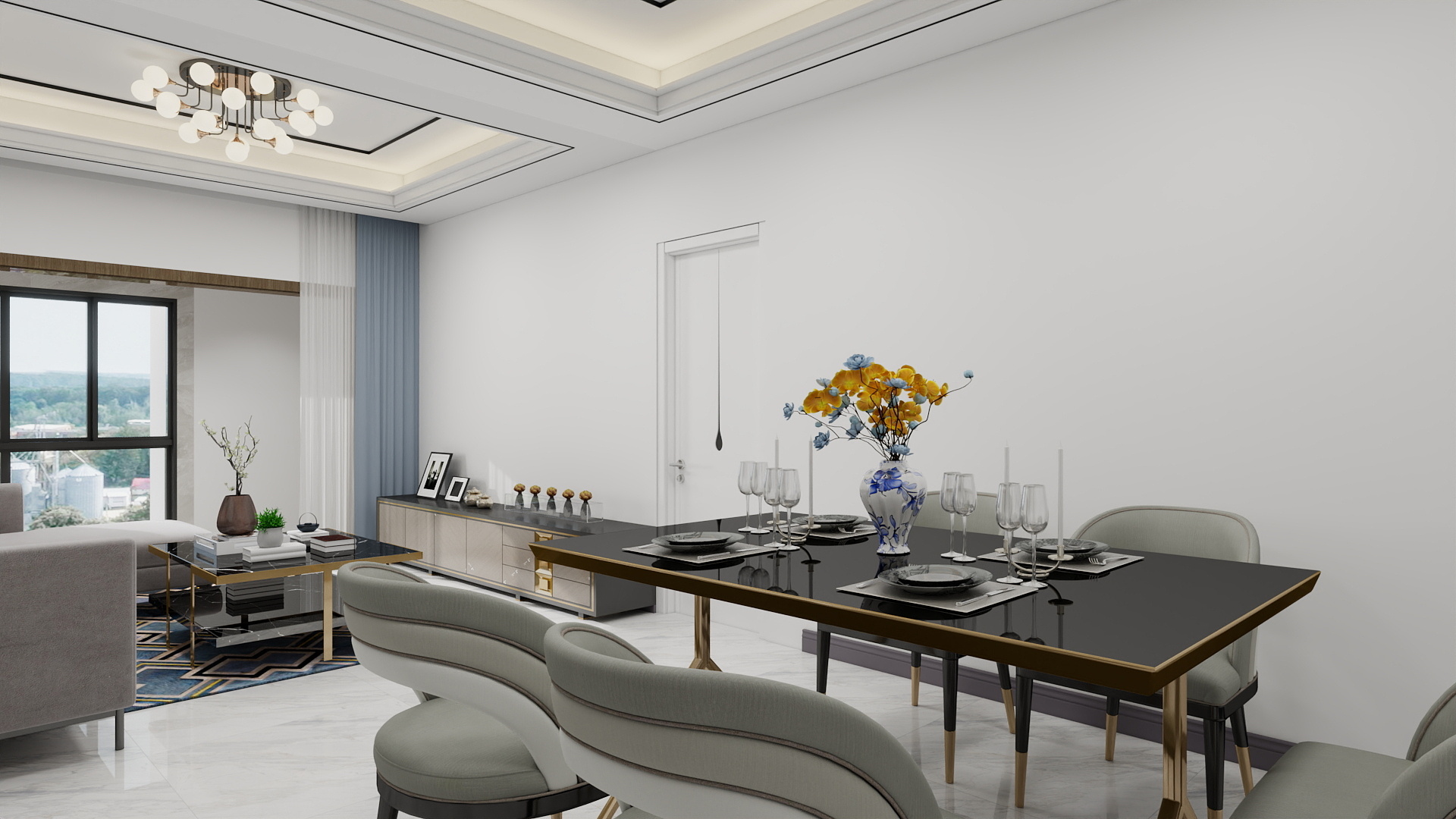 瑞亿装饰苗-中德英伦联邦92㎡3室-装修设计方案