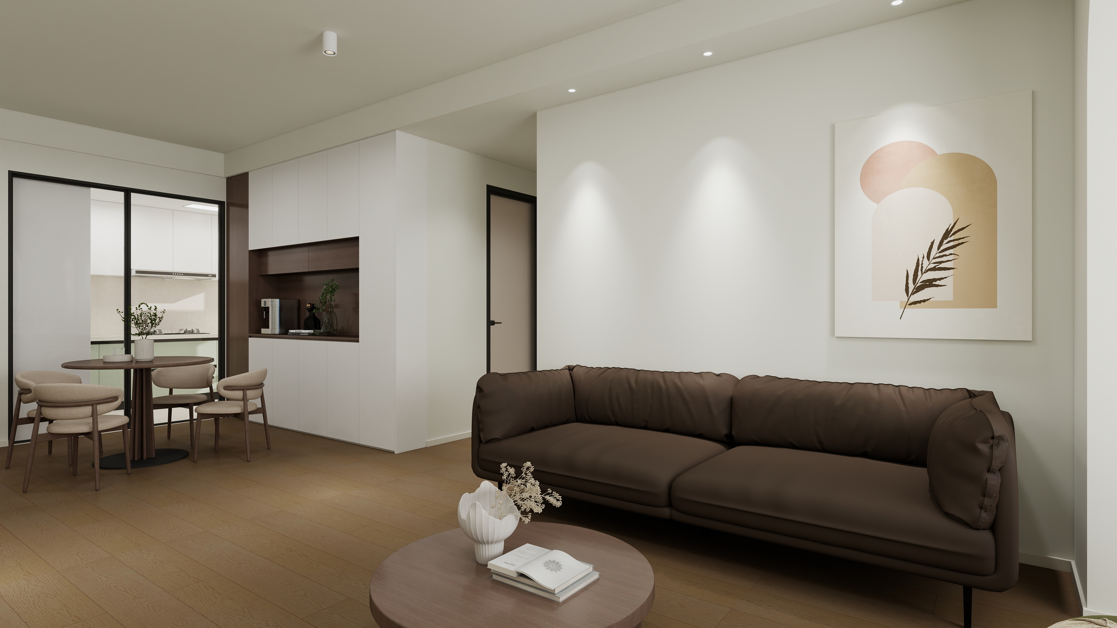 STARS星空设计-星海湾北欧98㎡3室装修效果图