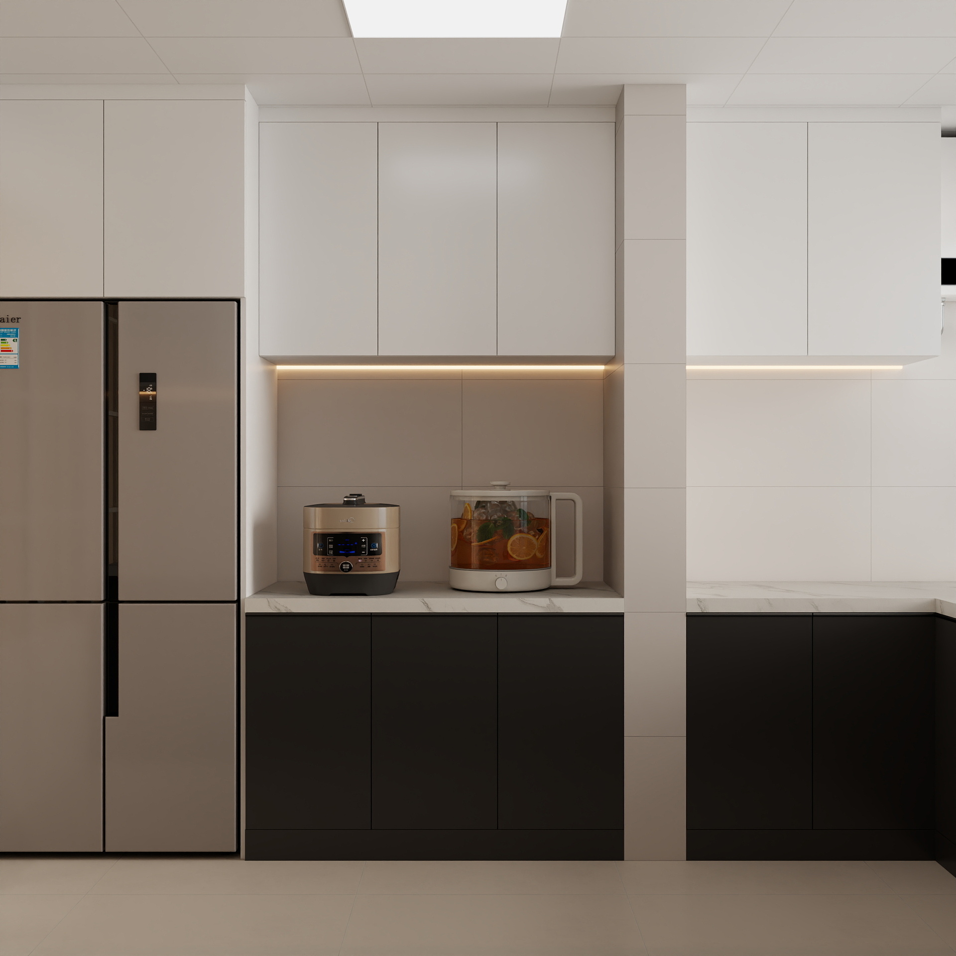 吴爽-奶油复古风格设计装修效果图