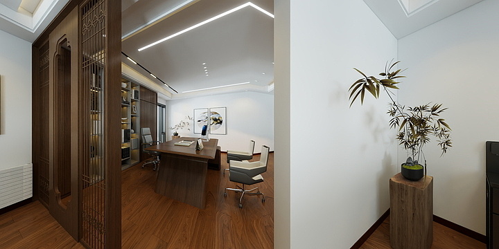 整装--全案设计-9.10办公室修改方案二-装修设计方案