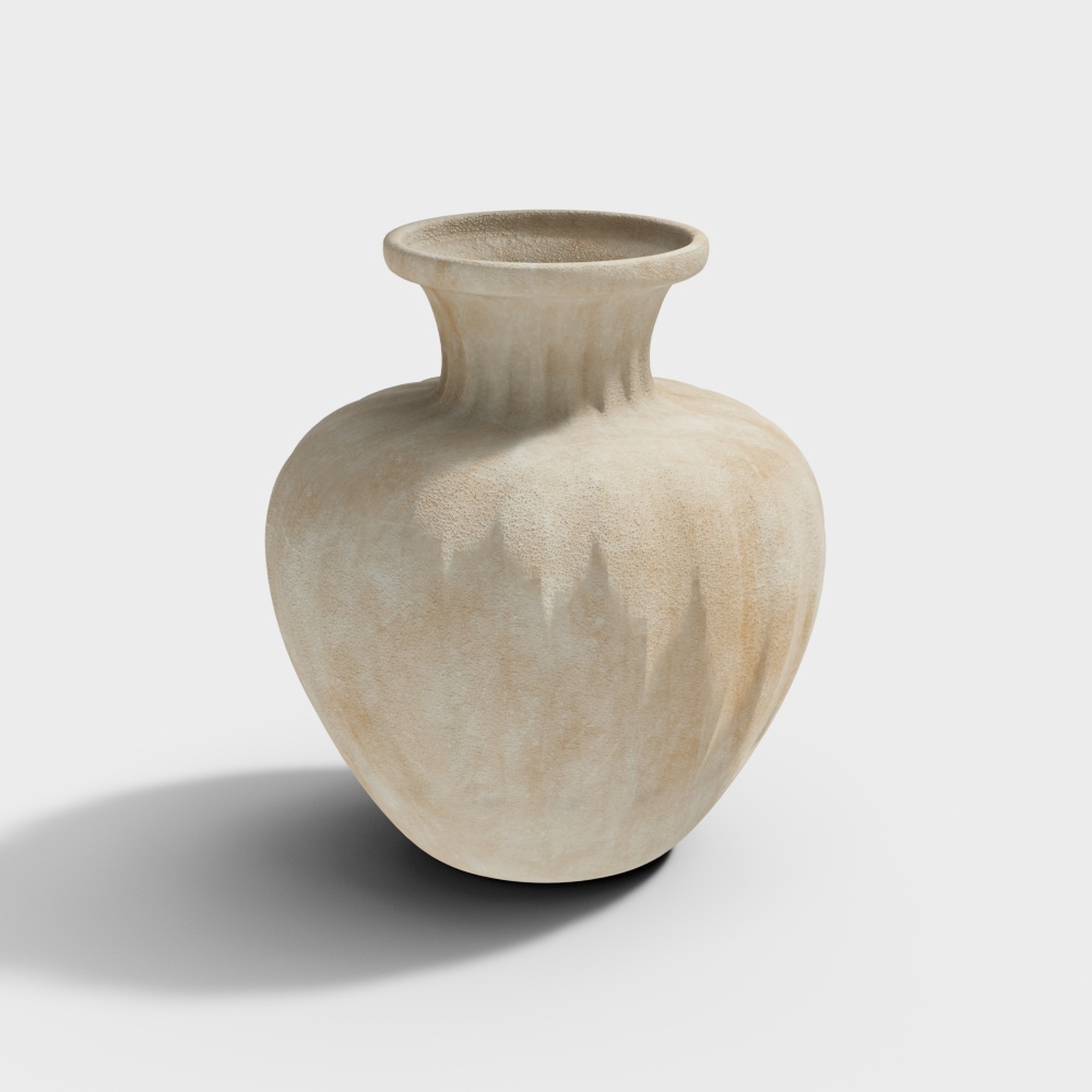 瓶罐艺术品-现代陶瓷摆件3D模型