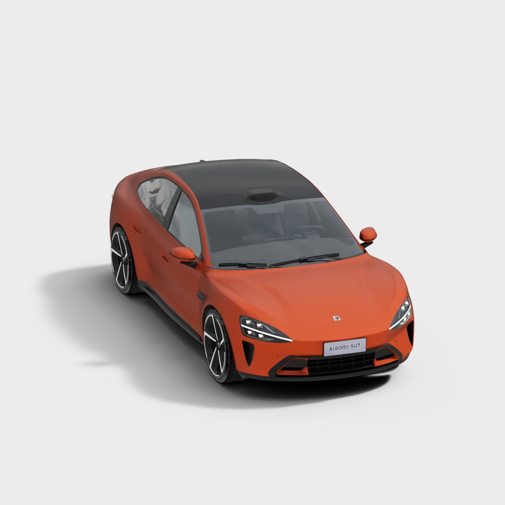 交通工具-小米汽车3D模型