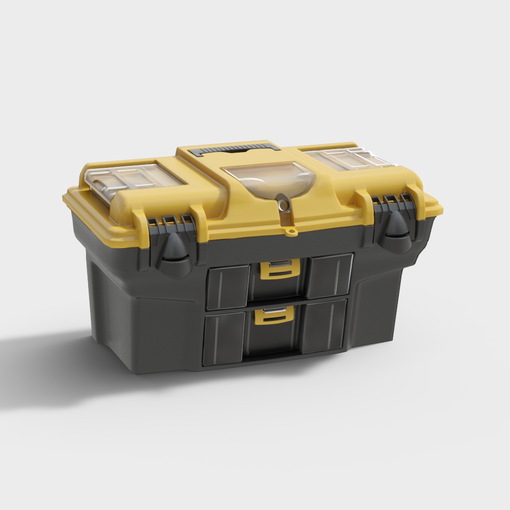 工具箱-现代工具箱3D模型