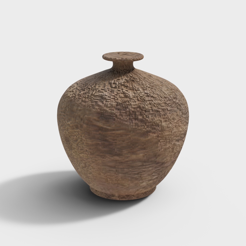 瓶罐艺术品-现代陶瓷摆件3D模型