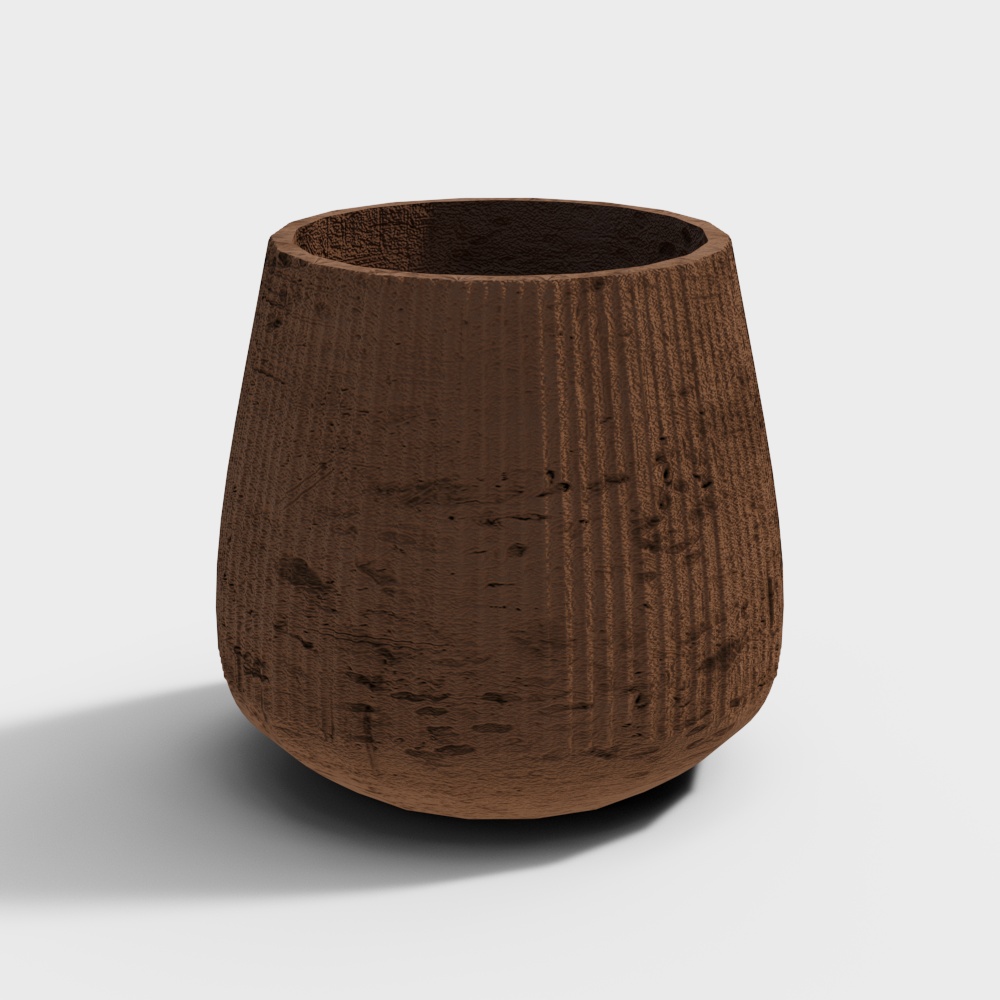 瓶罐艺术品-现代陶瓷摆件3D模型