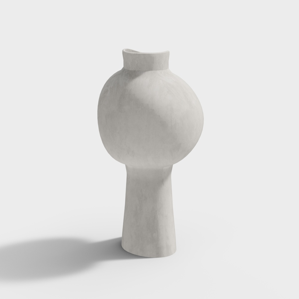 瓶罐艺术品-现代陶瓷摆件3D模型