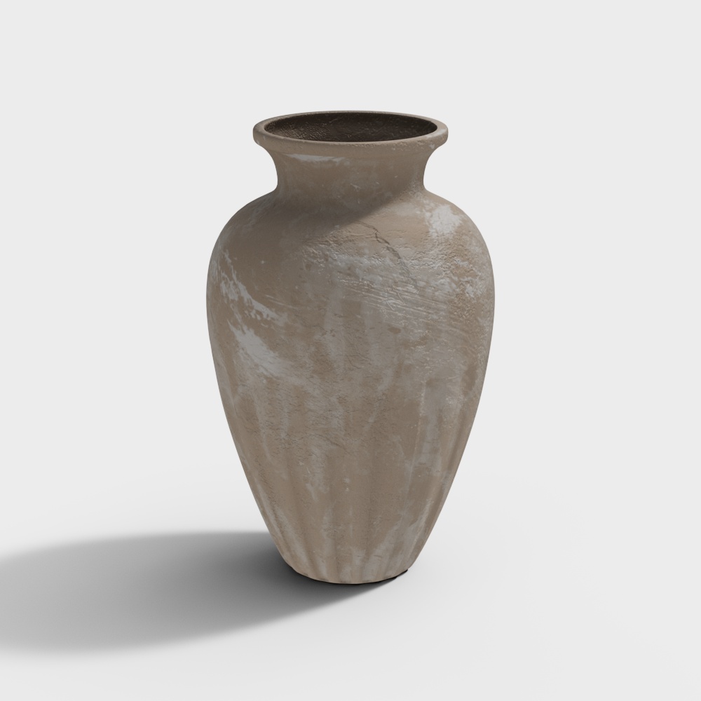 瓶罐艺术品-现代陶瓷摆件3D模型